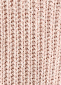 Turtleneck knit sweater — Pale Pink 7