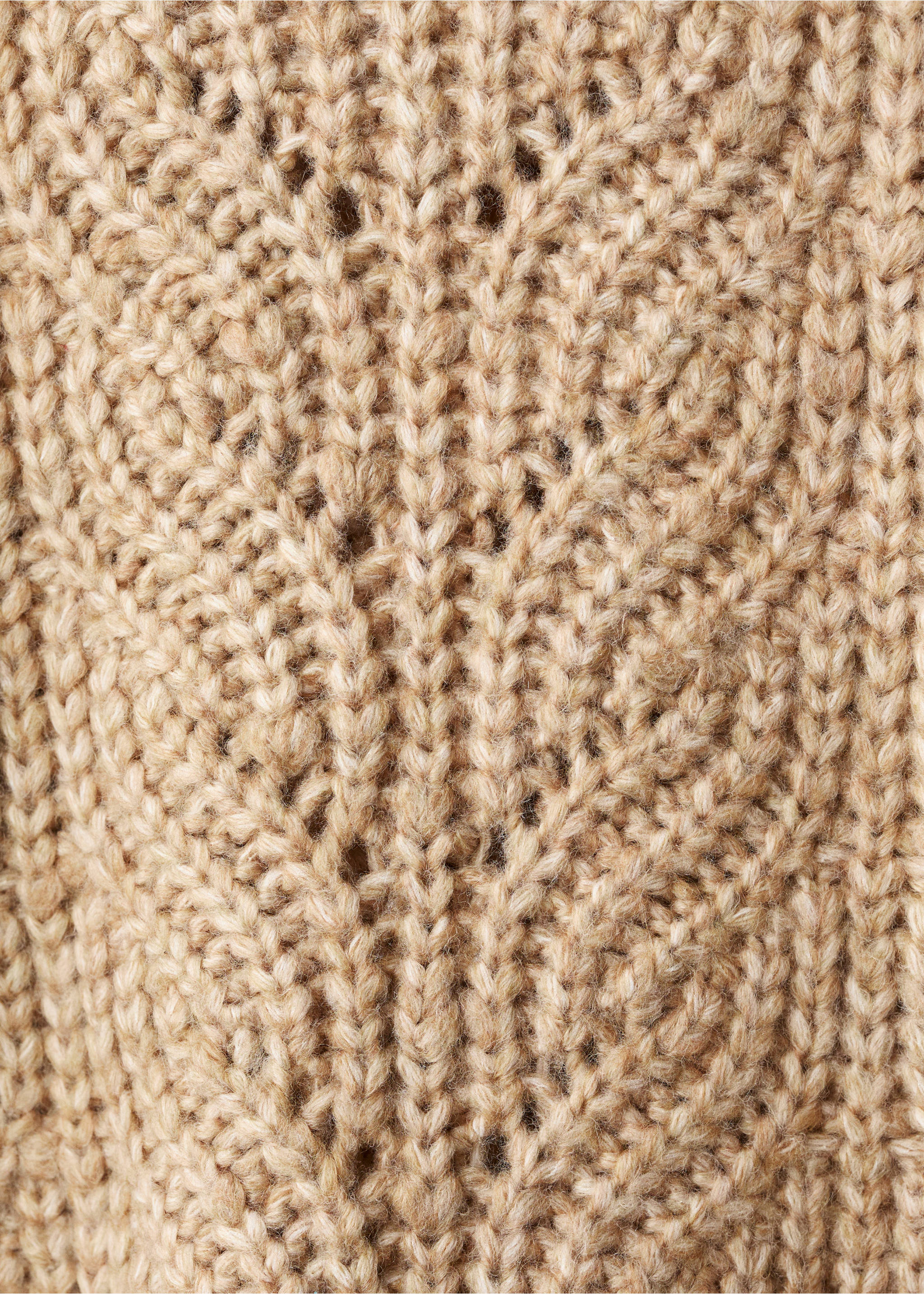 Pull grosses mailles - Détail de l'article 0, Marron moyen. Ref: 17007797-00.