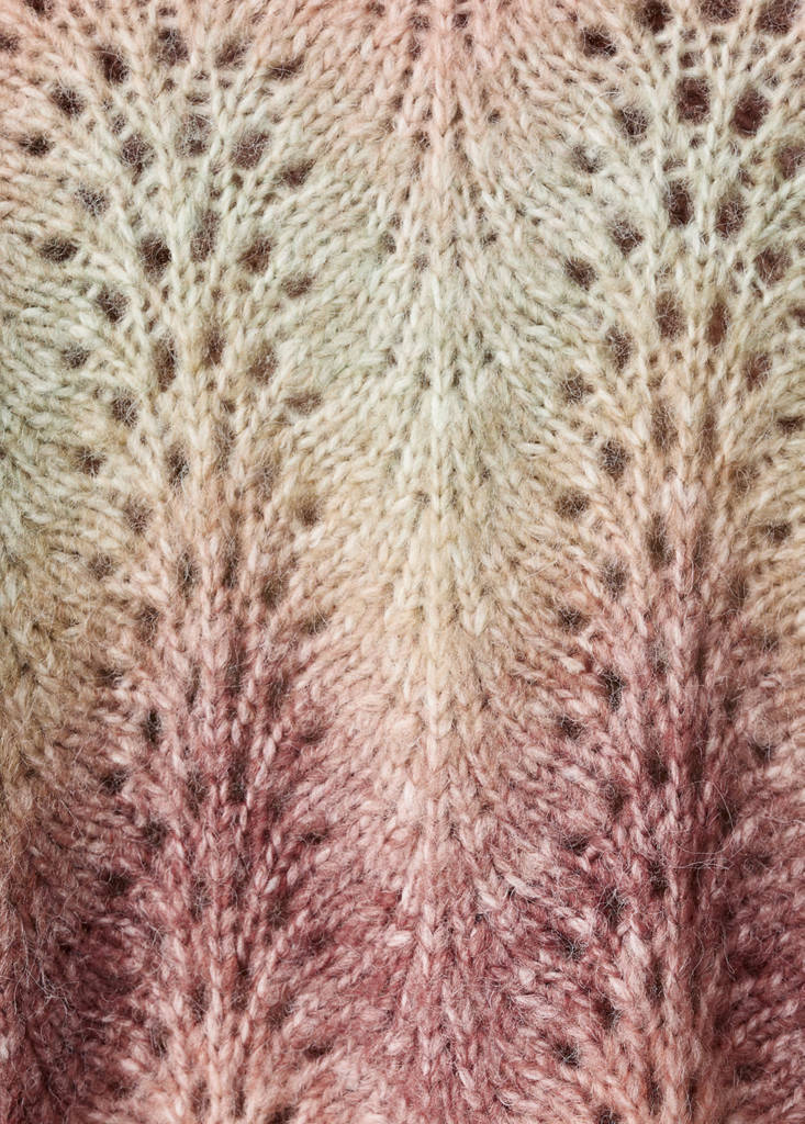 Multi-coloured knit sweater — Pink
