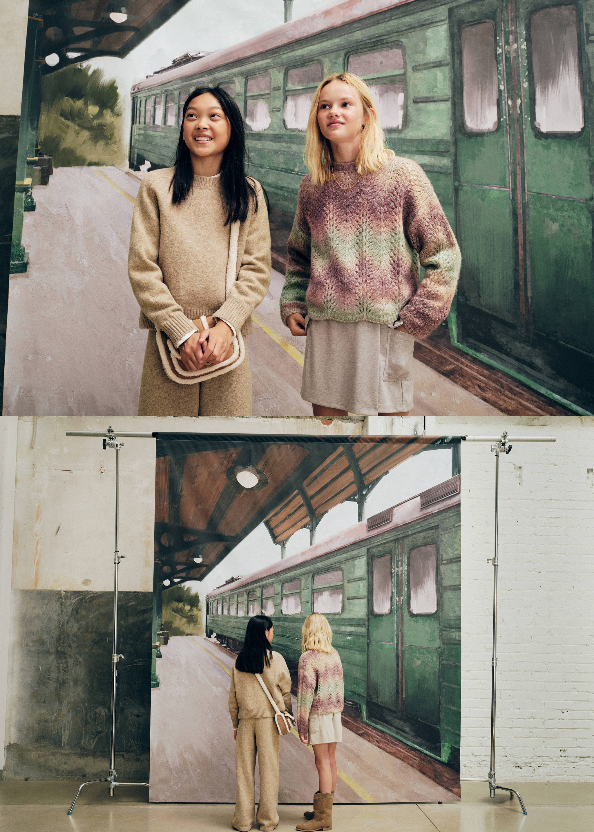 Knitted ribbed sweater - Details of the article 7