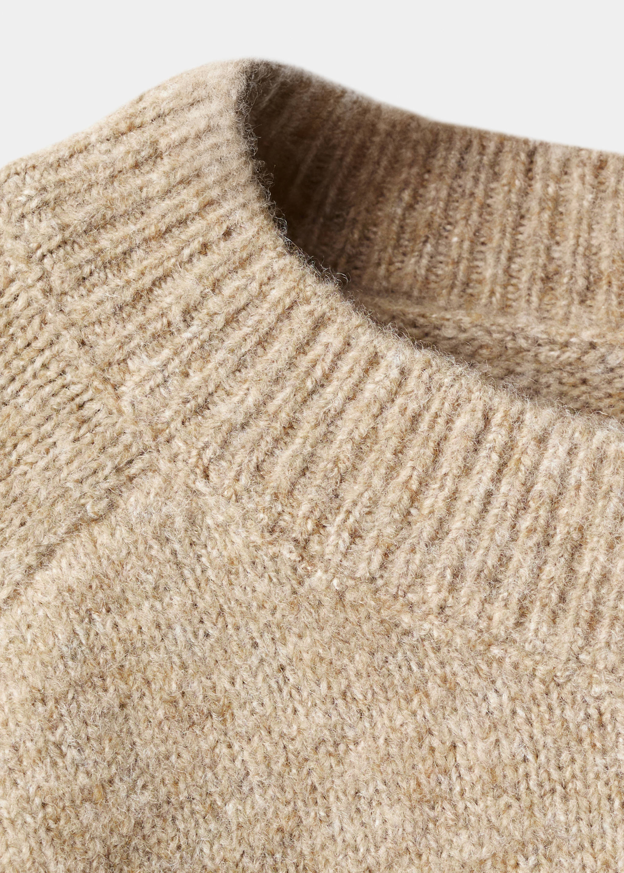 Knitted ribbed sweater - Details of the article 8