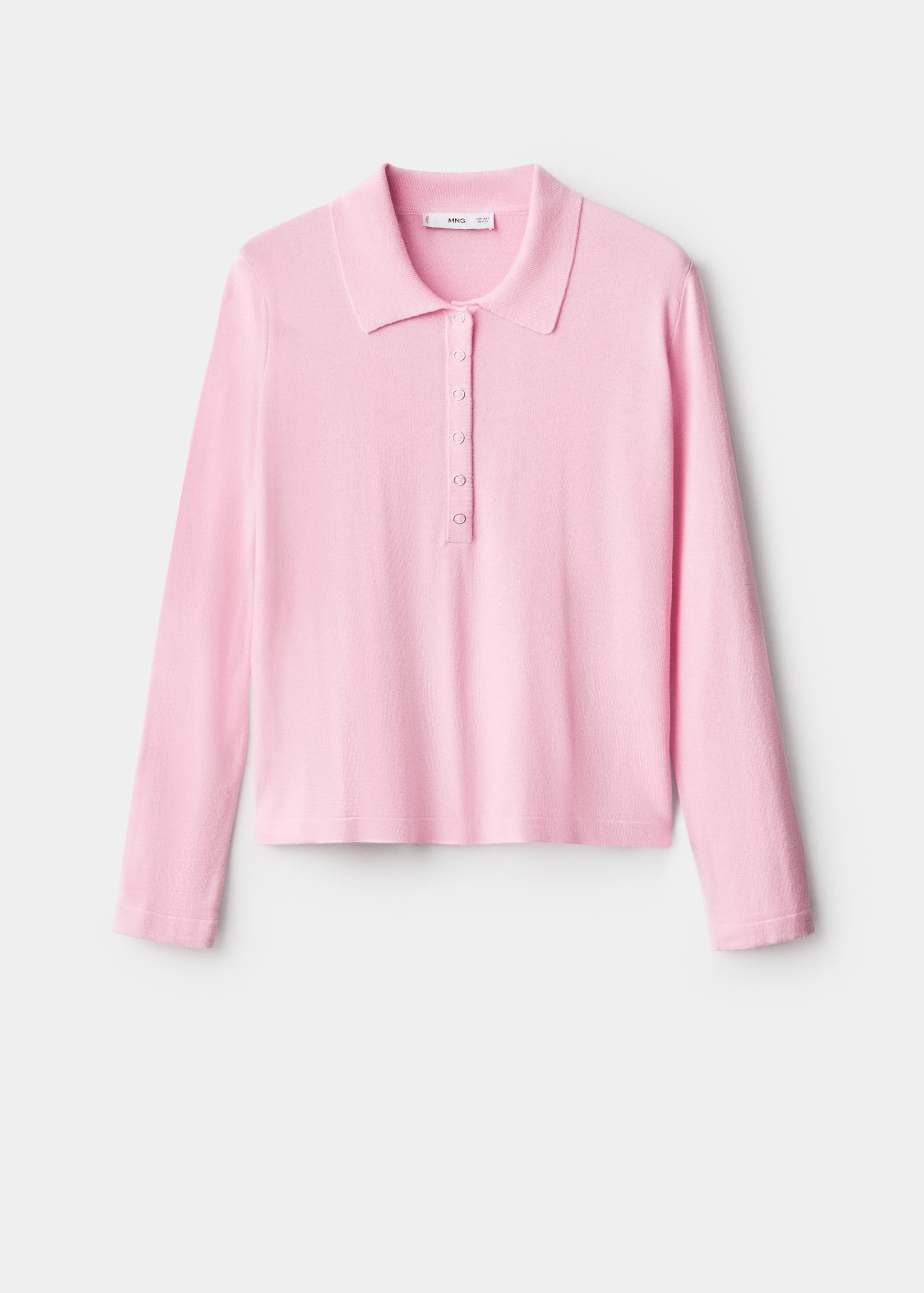Jersey cuello polo manga larga - Artículo sin modelo