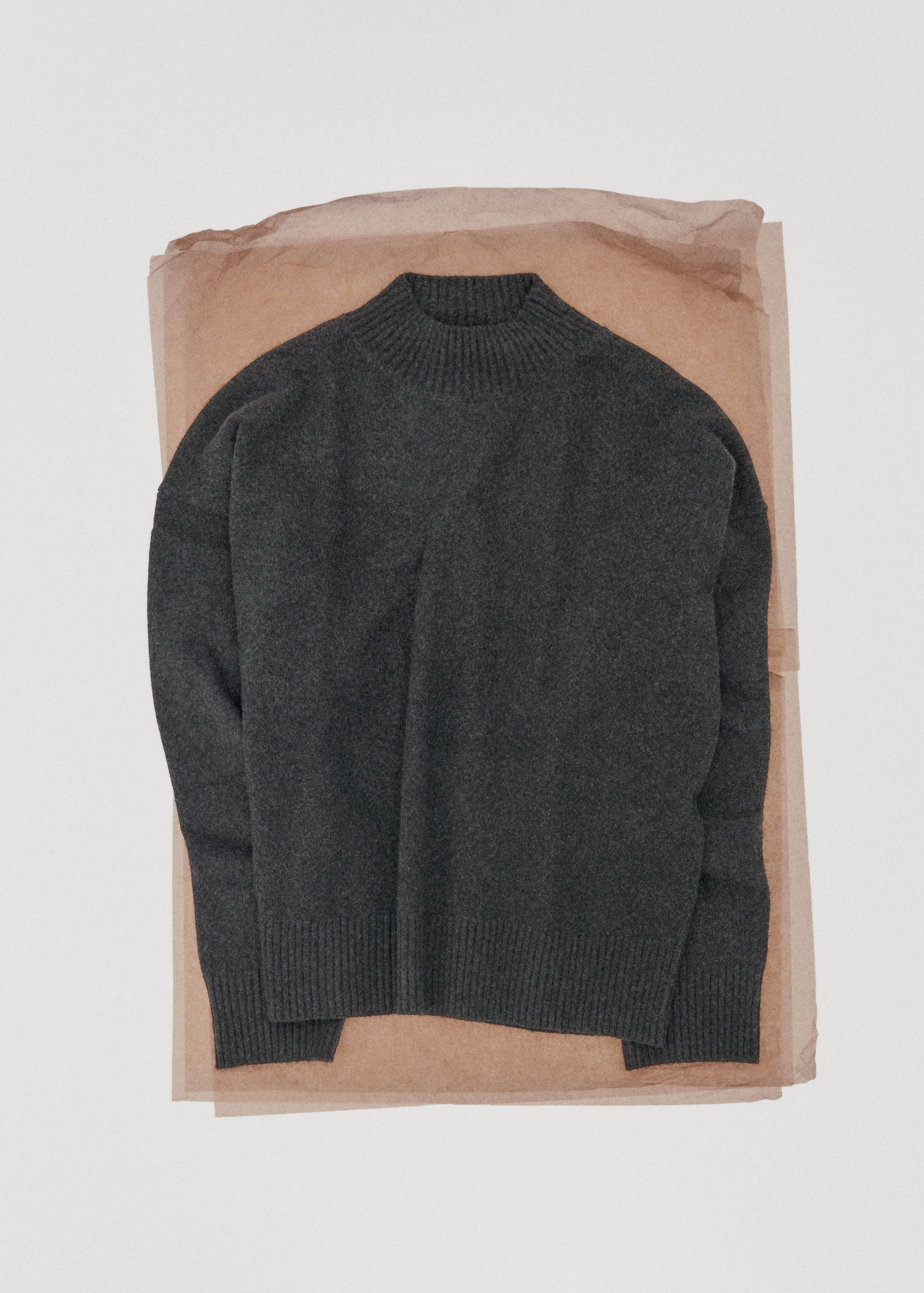 Ribbed turtleneck sweater - Details of the article 7
