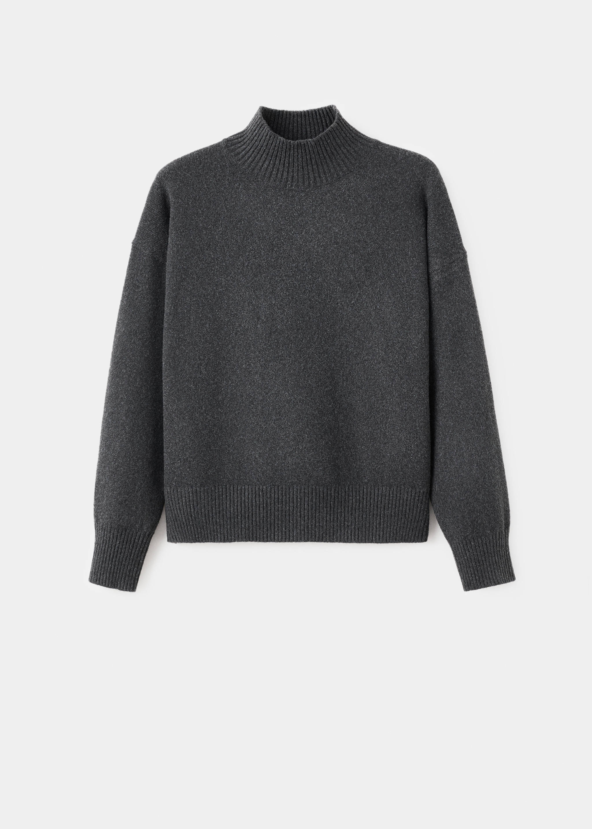 Ribbed turtleneck sweater - Article without model