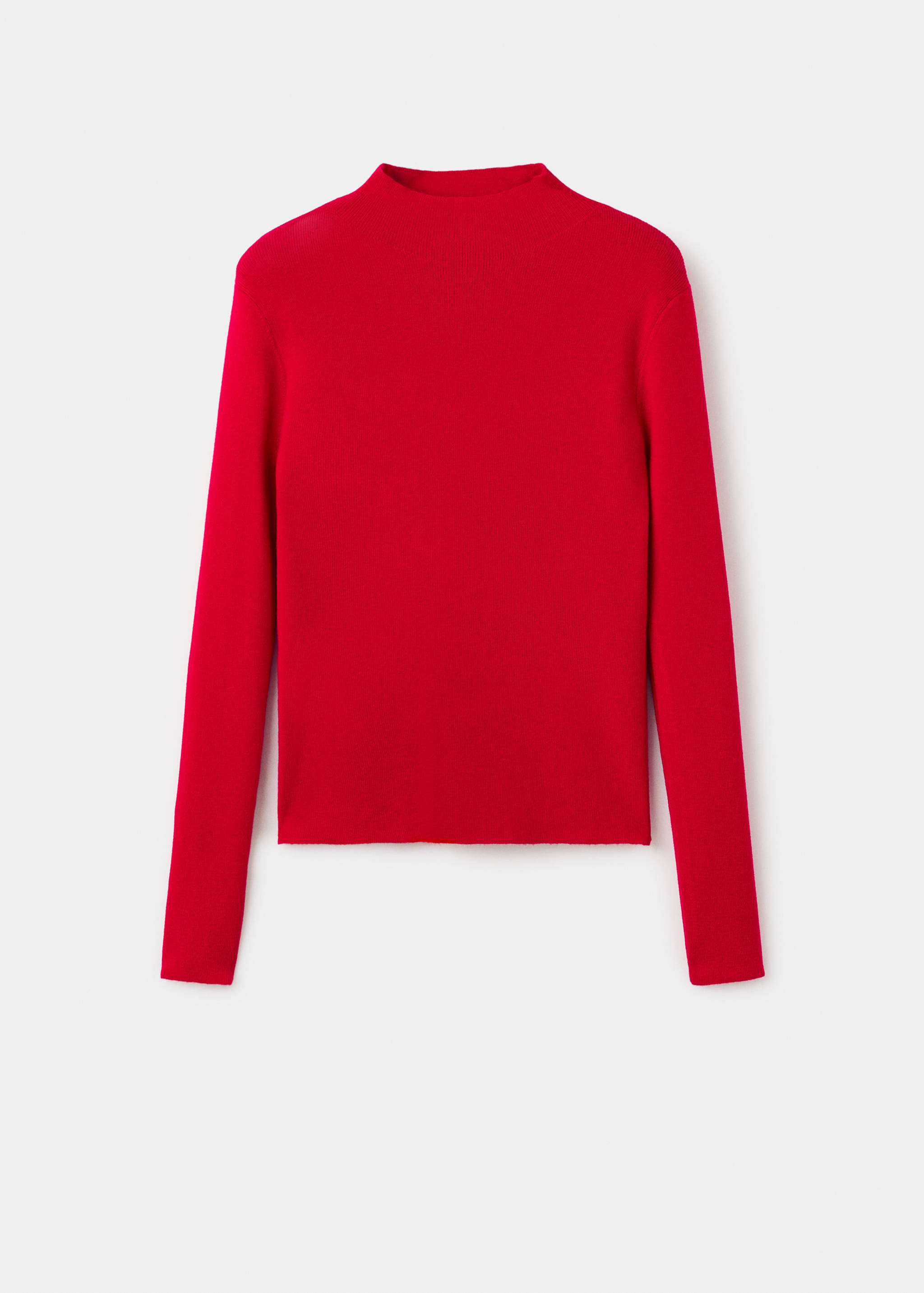 Fitted sweater with perkins neck - Article without model