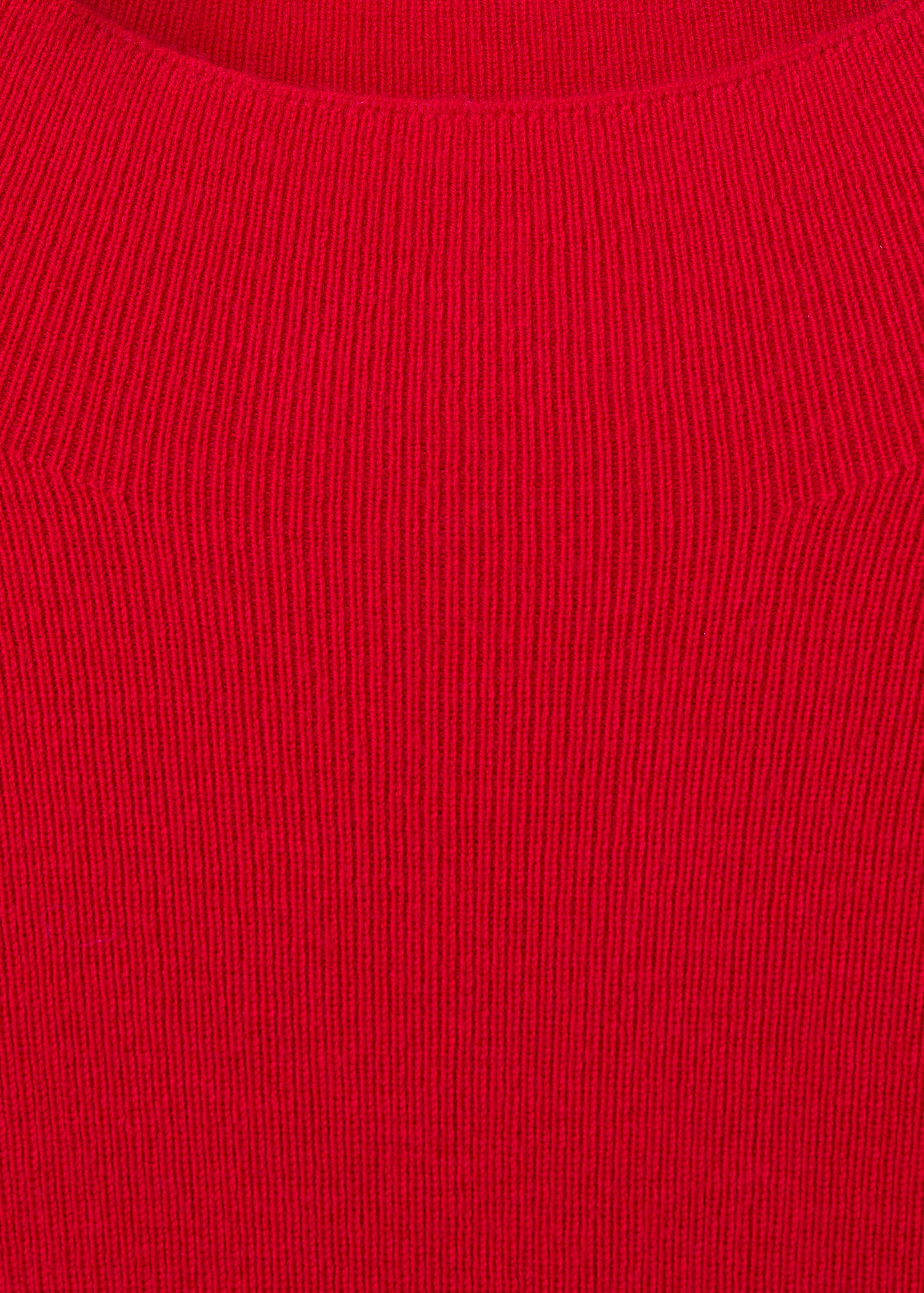 Fitted sweater with perkins neck - Details of the article 8