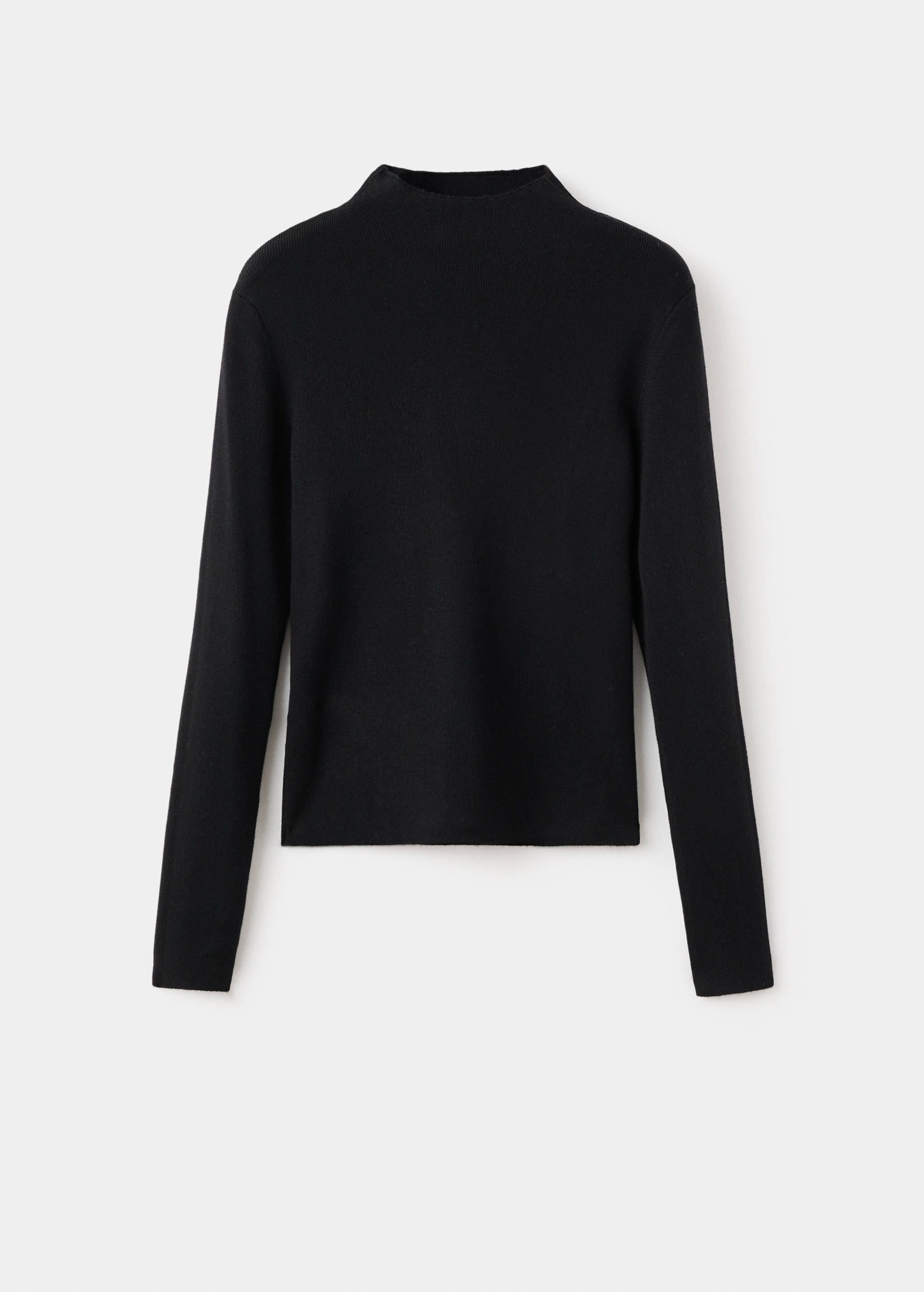 Fitted sweater with perkins neck - Article without model