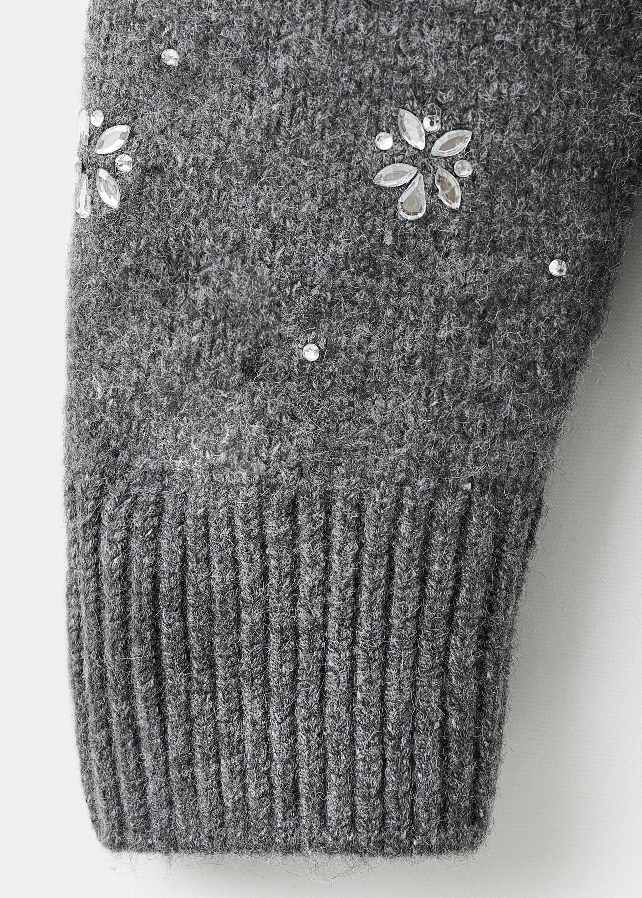 Crystal detail sweatshirt - Details of the article 0