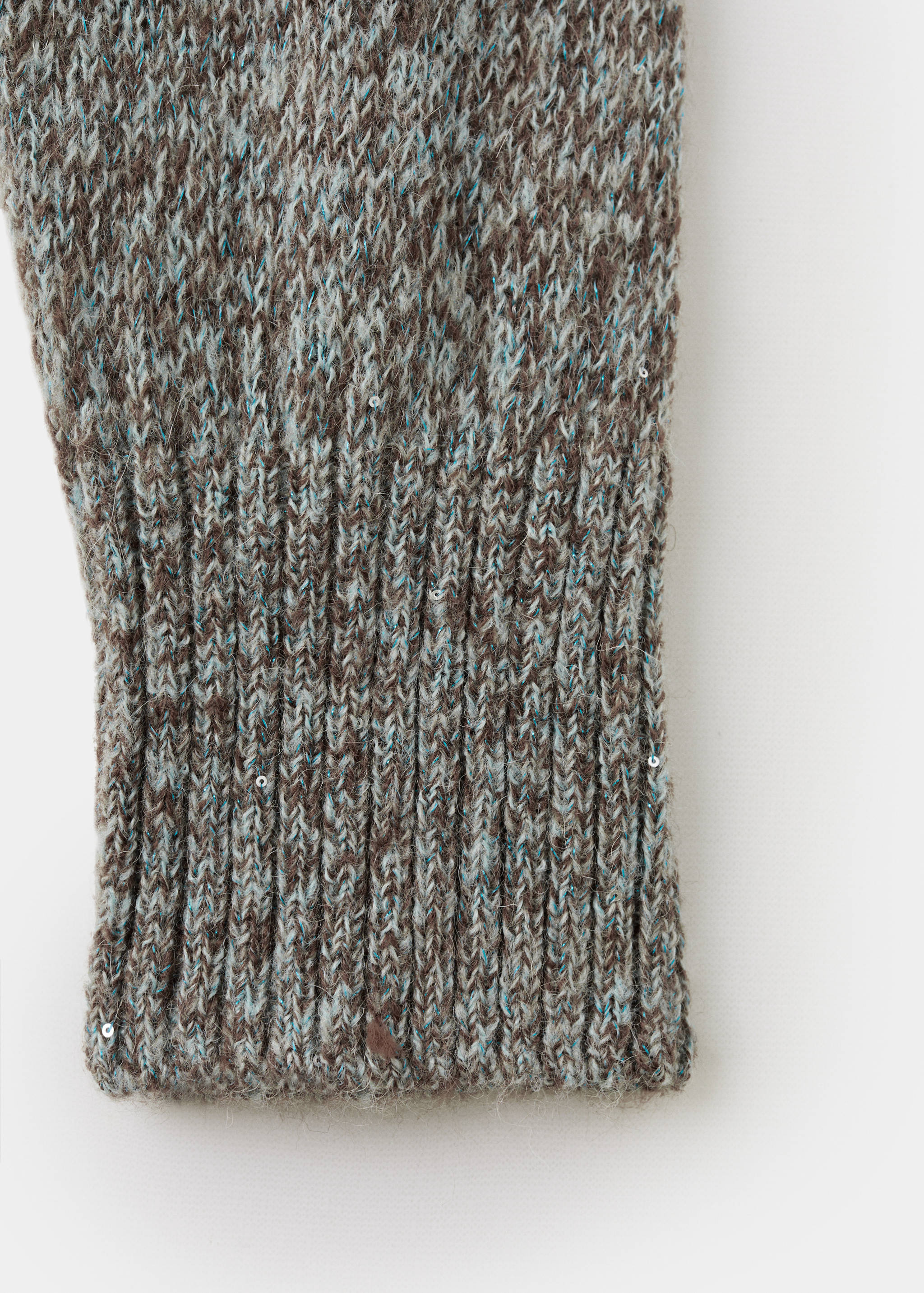 Speckled lurex knitted sweater - Details of the article 0