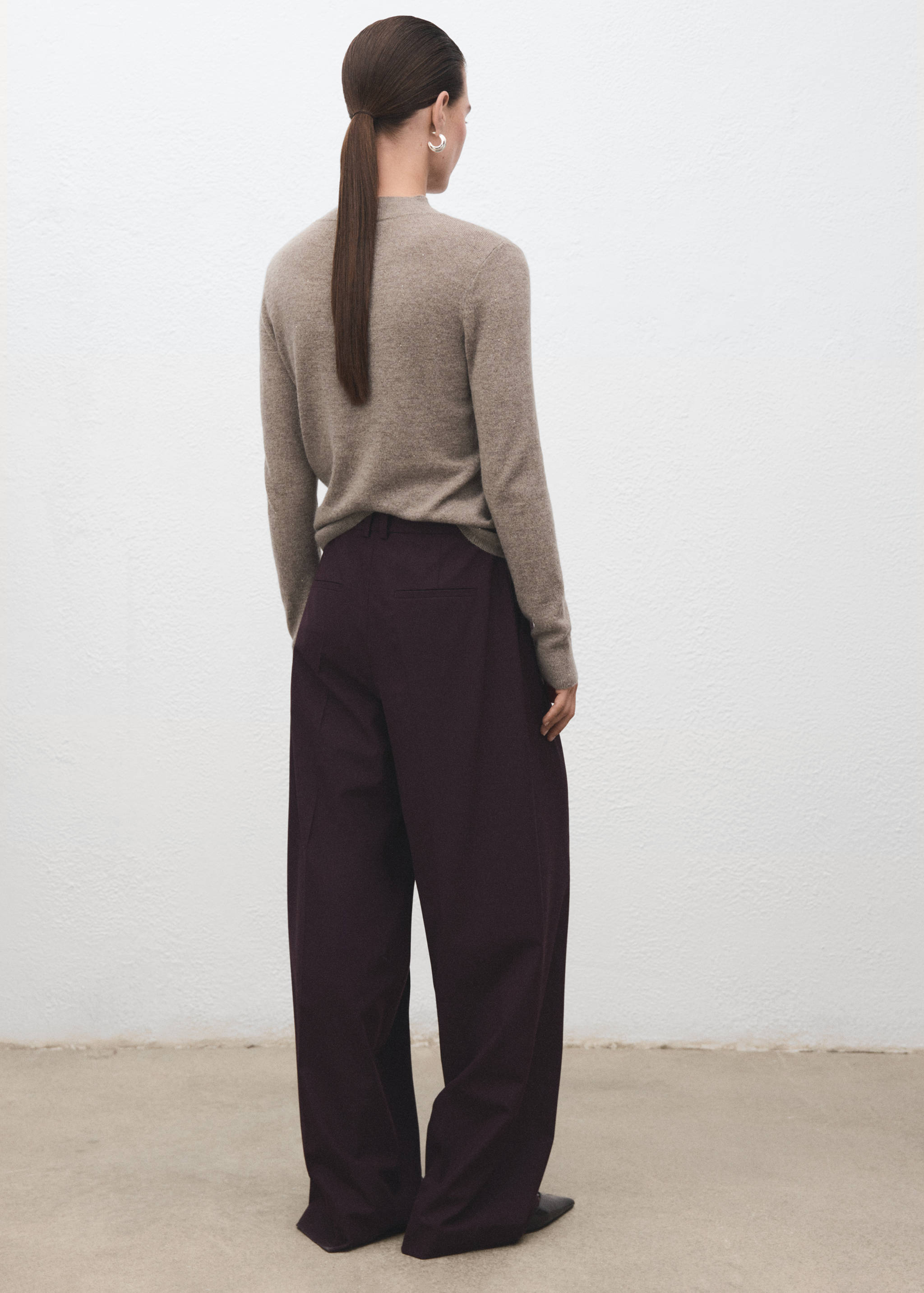 Pull-over maille lurex - Verso de l’article