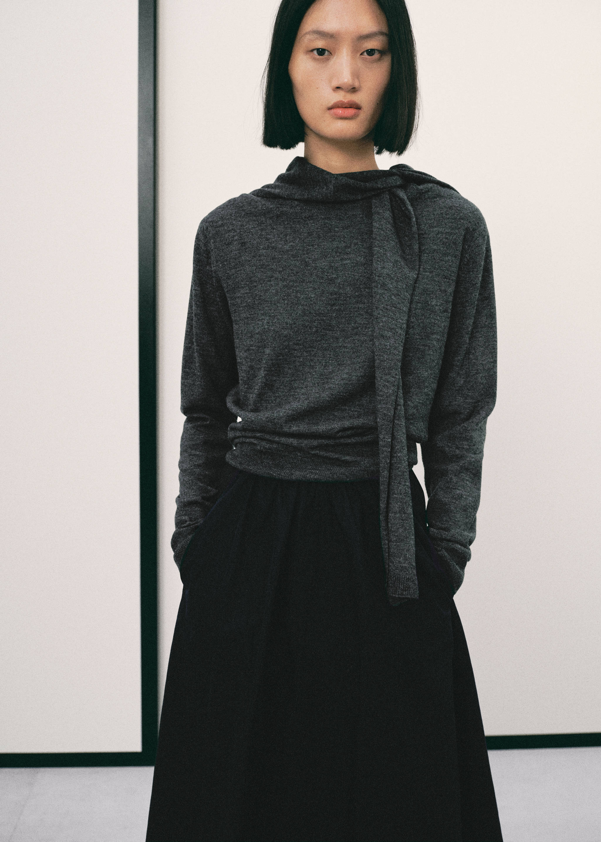 Combined-design sweater - Medium plane