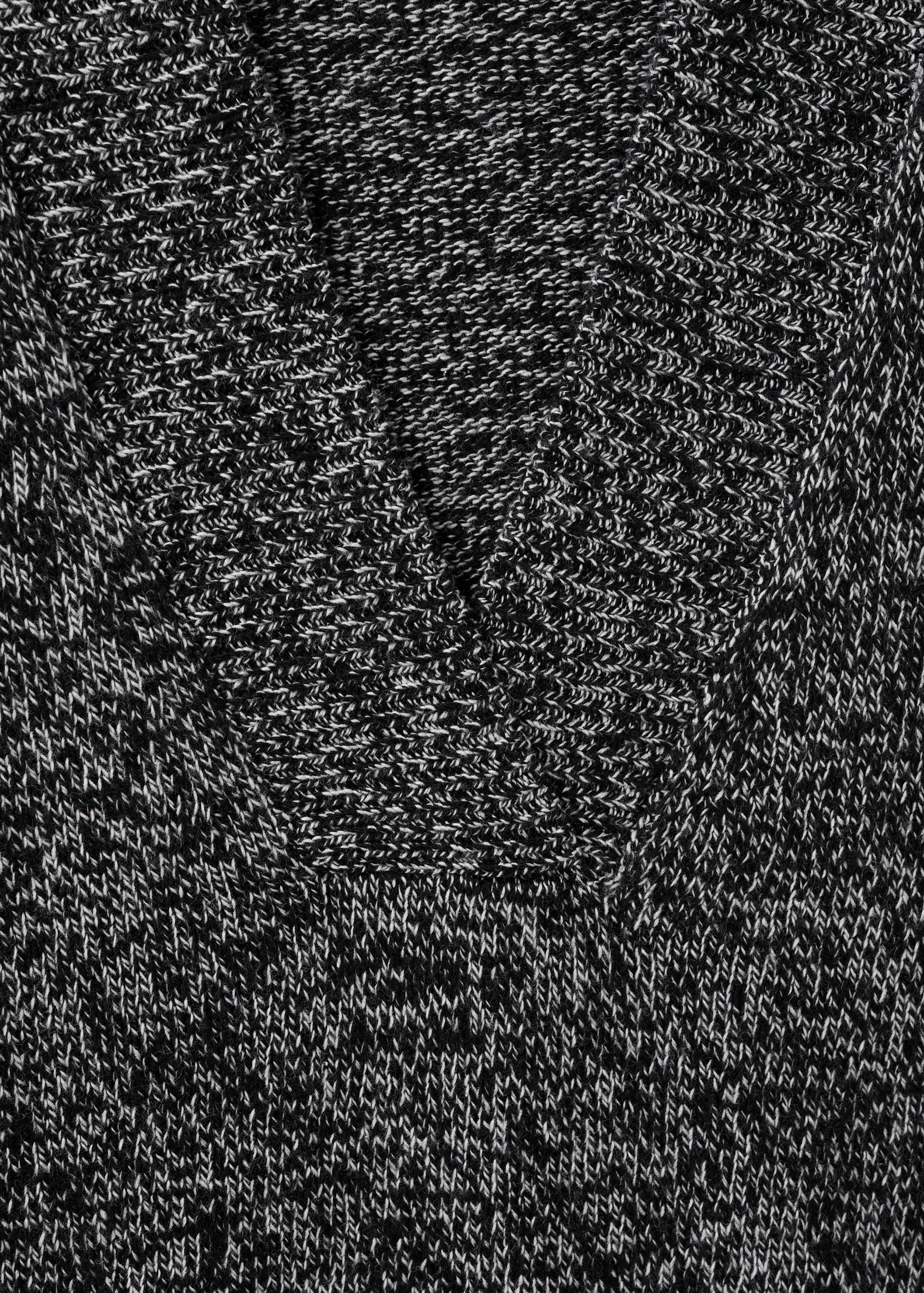 Melierter V-Ausschnitt-Jersey-Pullover - Detail des Artikels 8