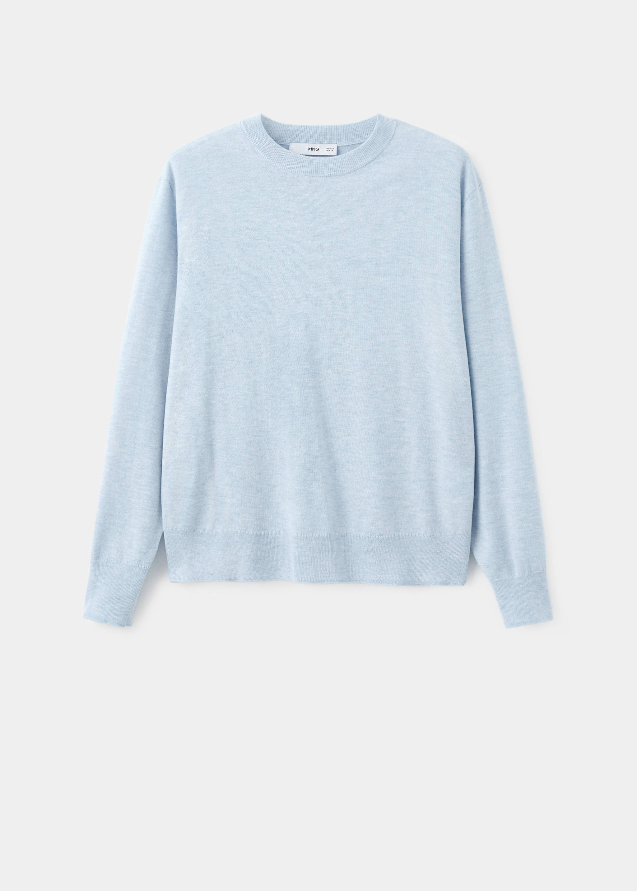 Fine-knit crew-neck sweater - Article without model