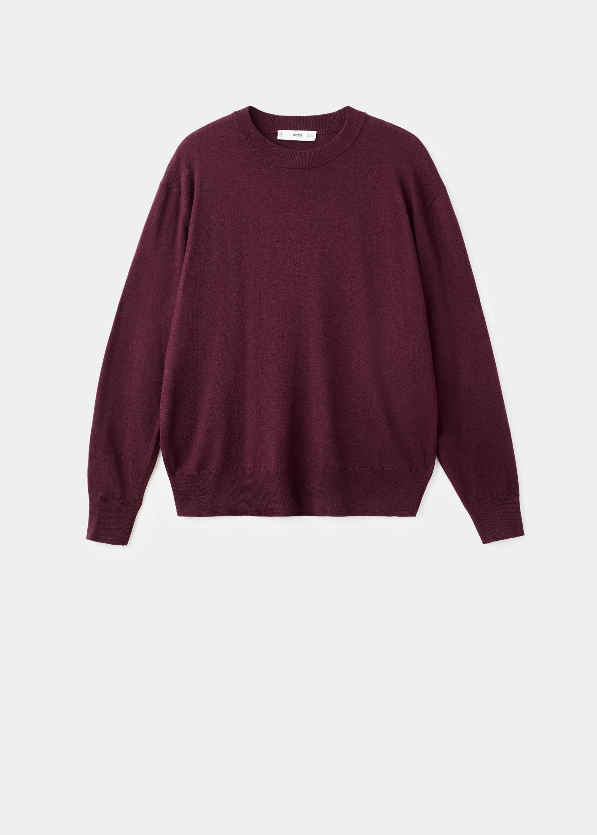 Fine-knit crew-neck sweater - Article without model