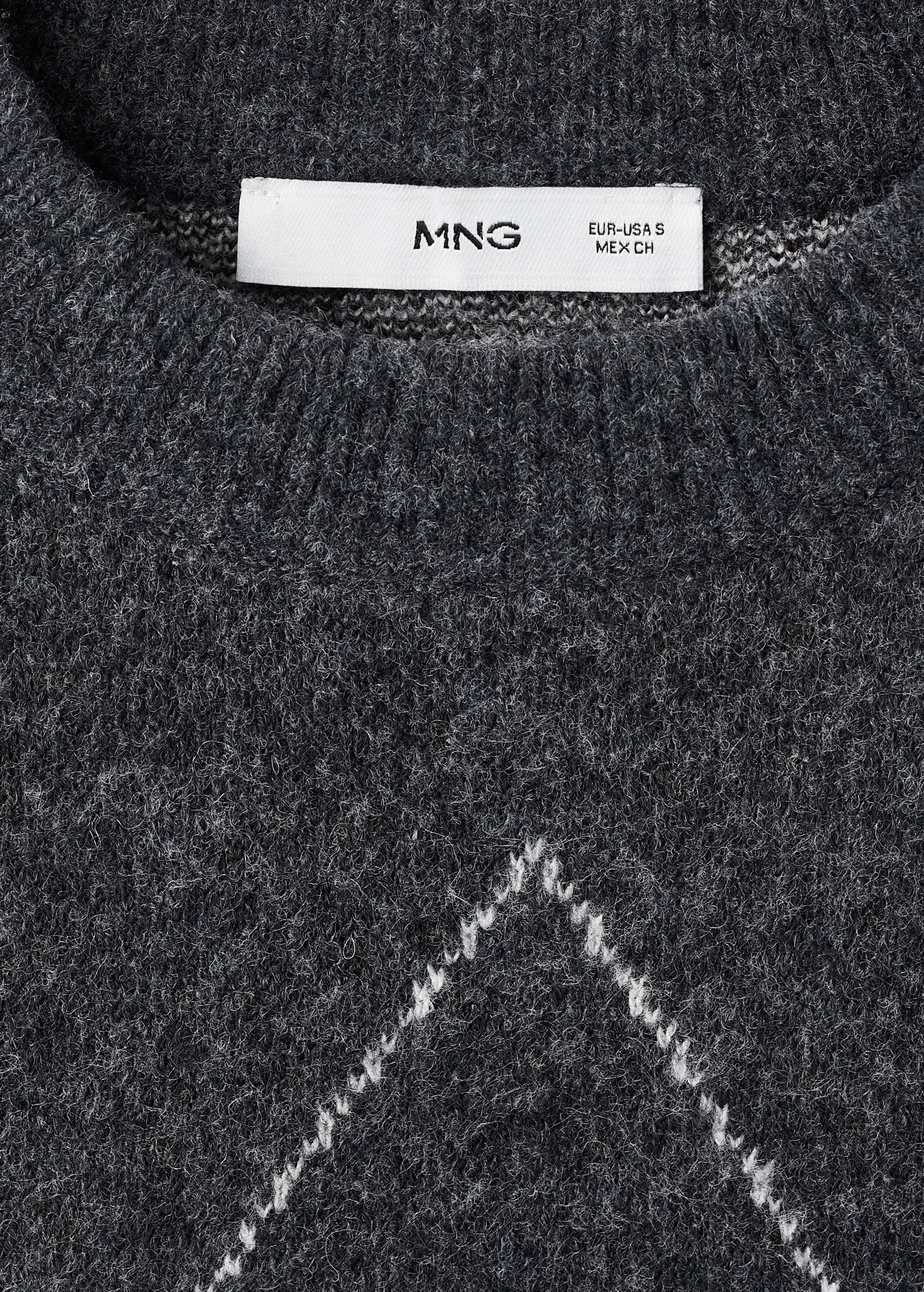 Camisola malha losangos - Pormenor do artigo 8