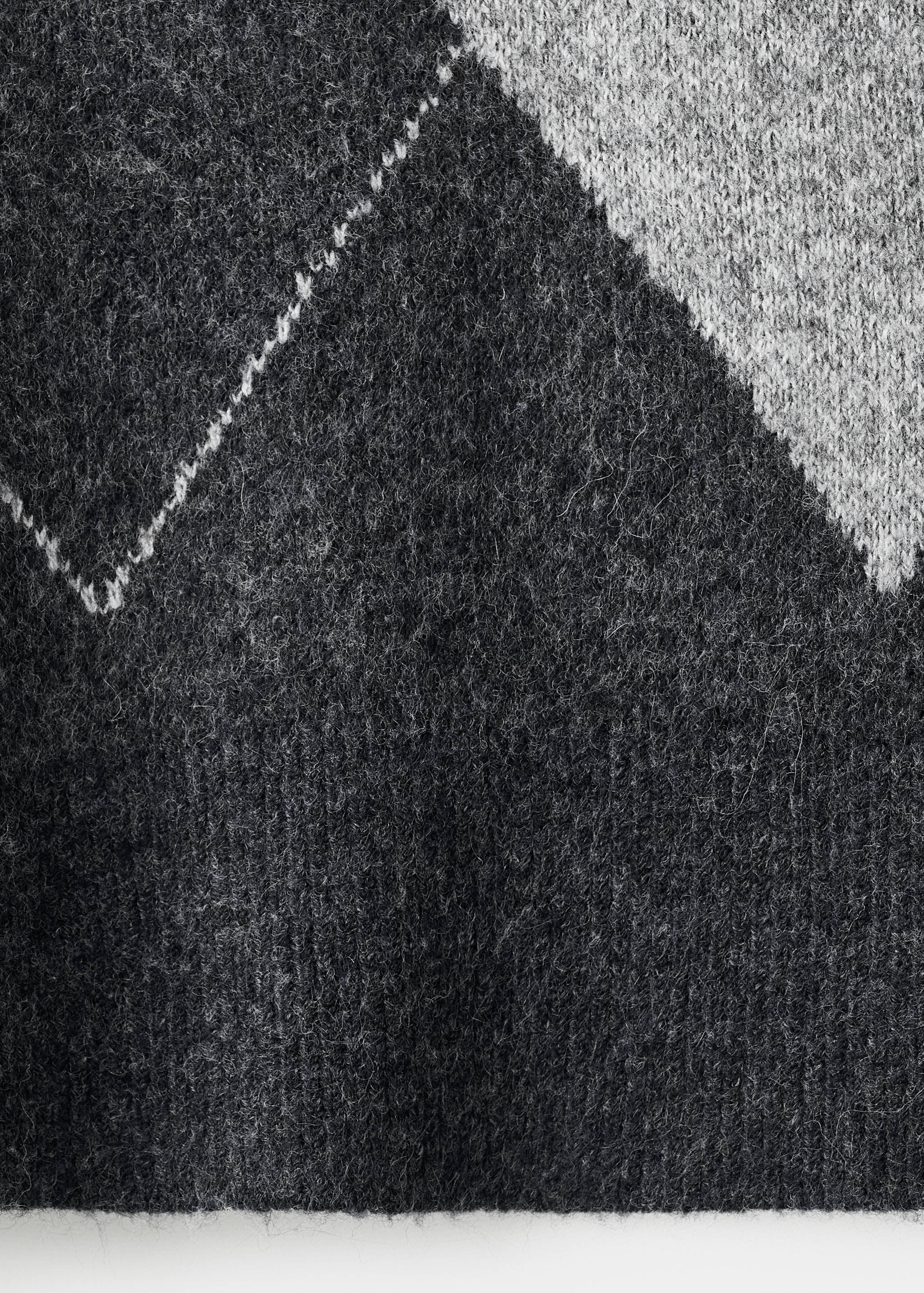 Camisola malha losangos - Pormenor do artigo 0