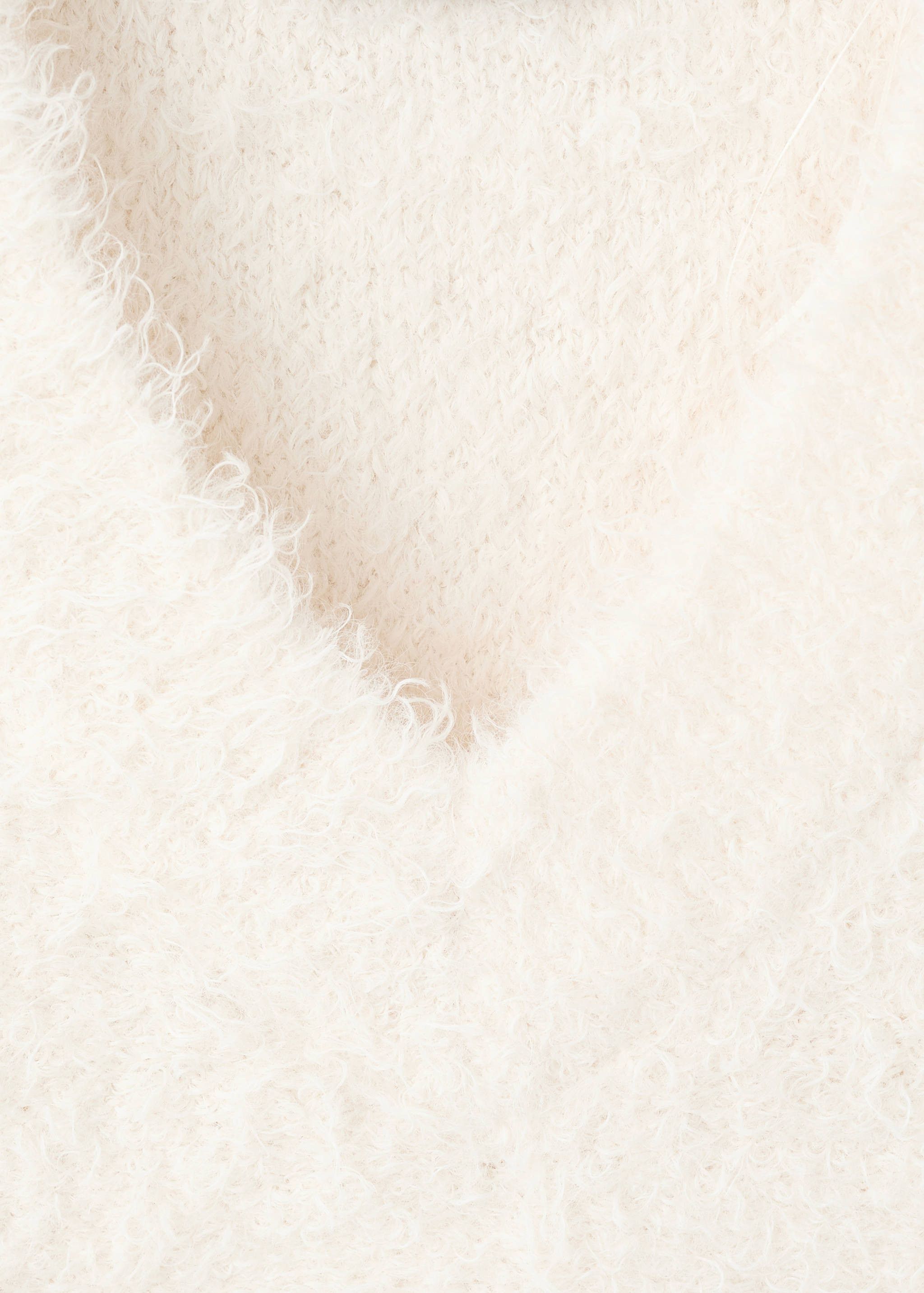 Faux-fur knitted sweater - Details of the article 8