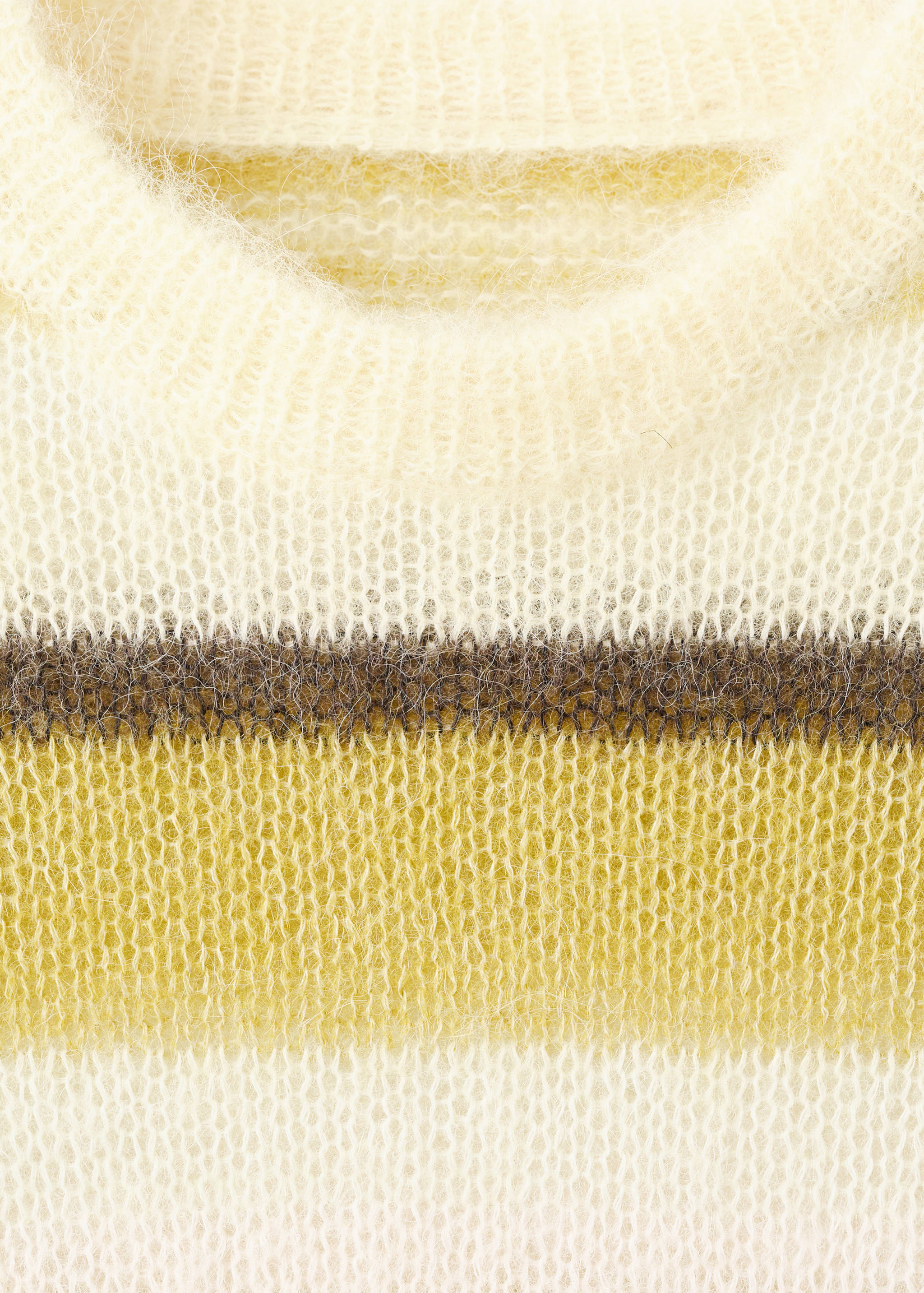 Semi-transparent alpaca sweater - Details of the article 8