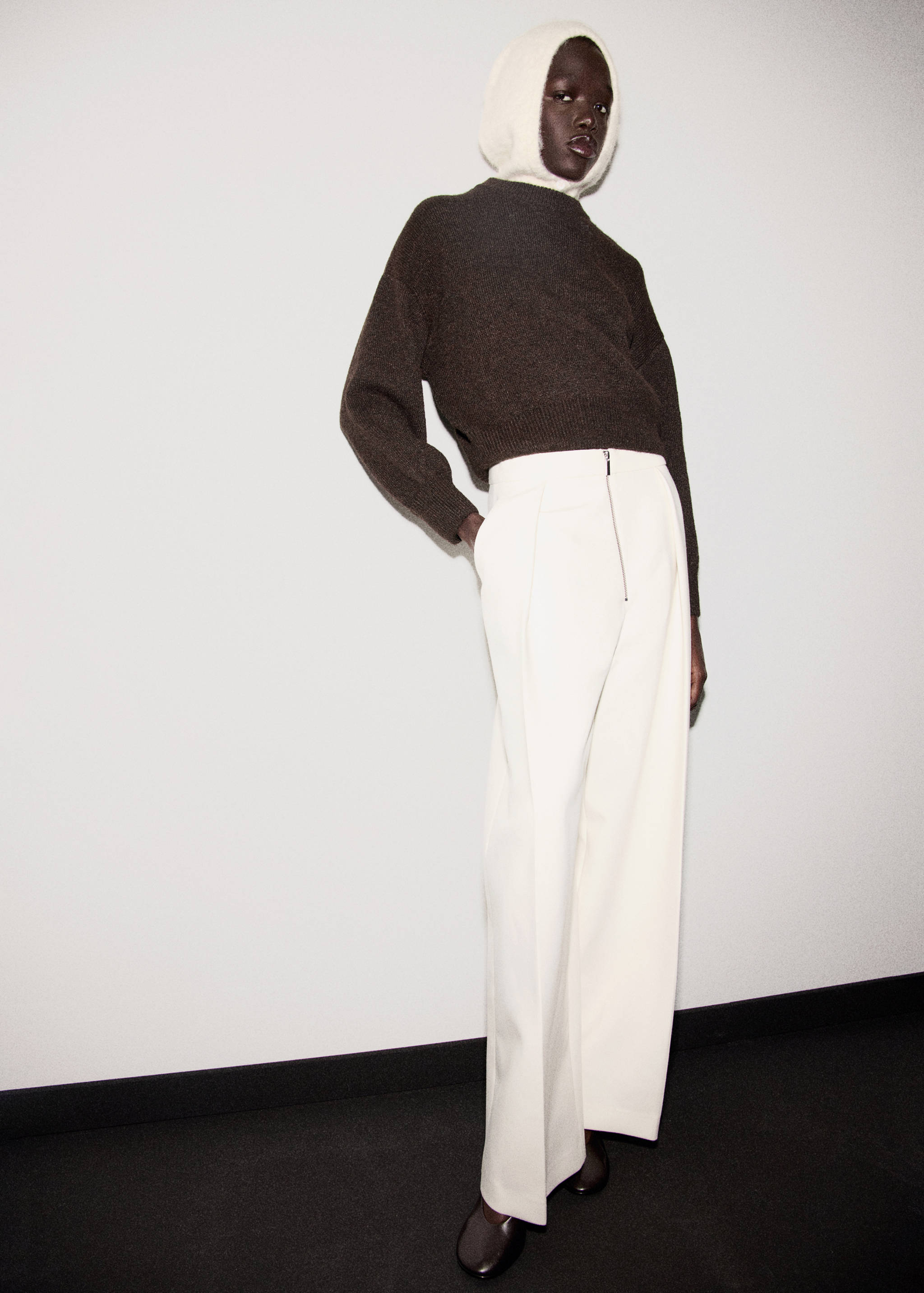 Oversize knit sweater - Details of the article 1