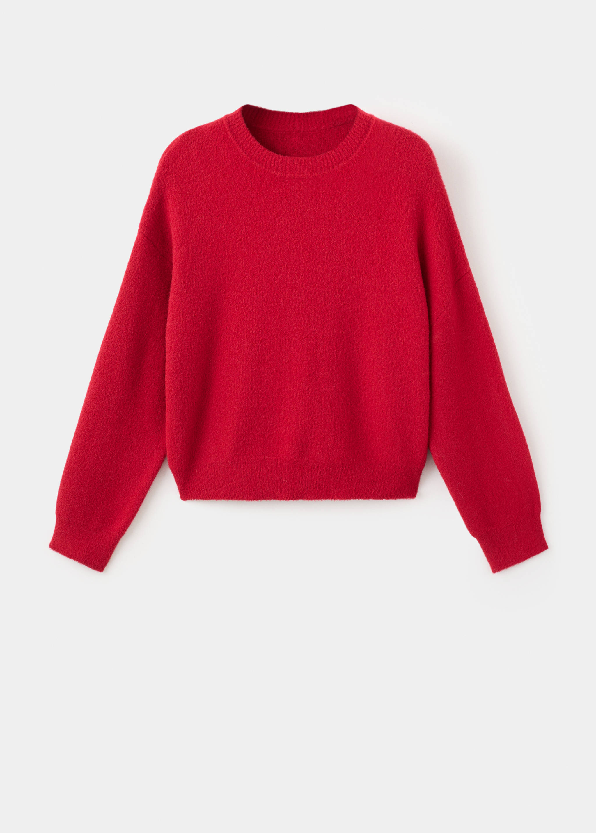Round-neck knitted sweater - Article without model