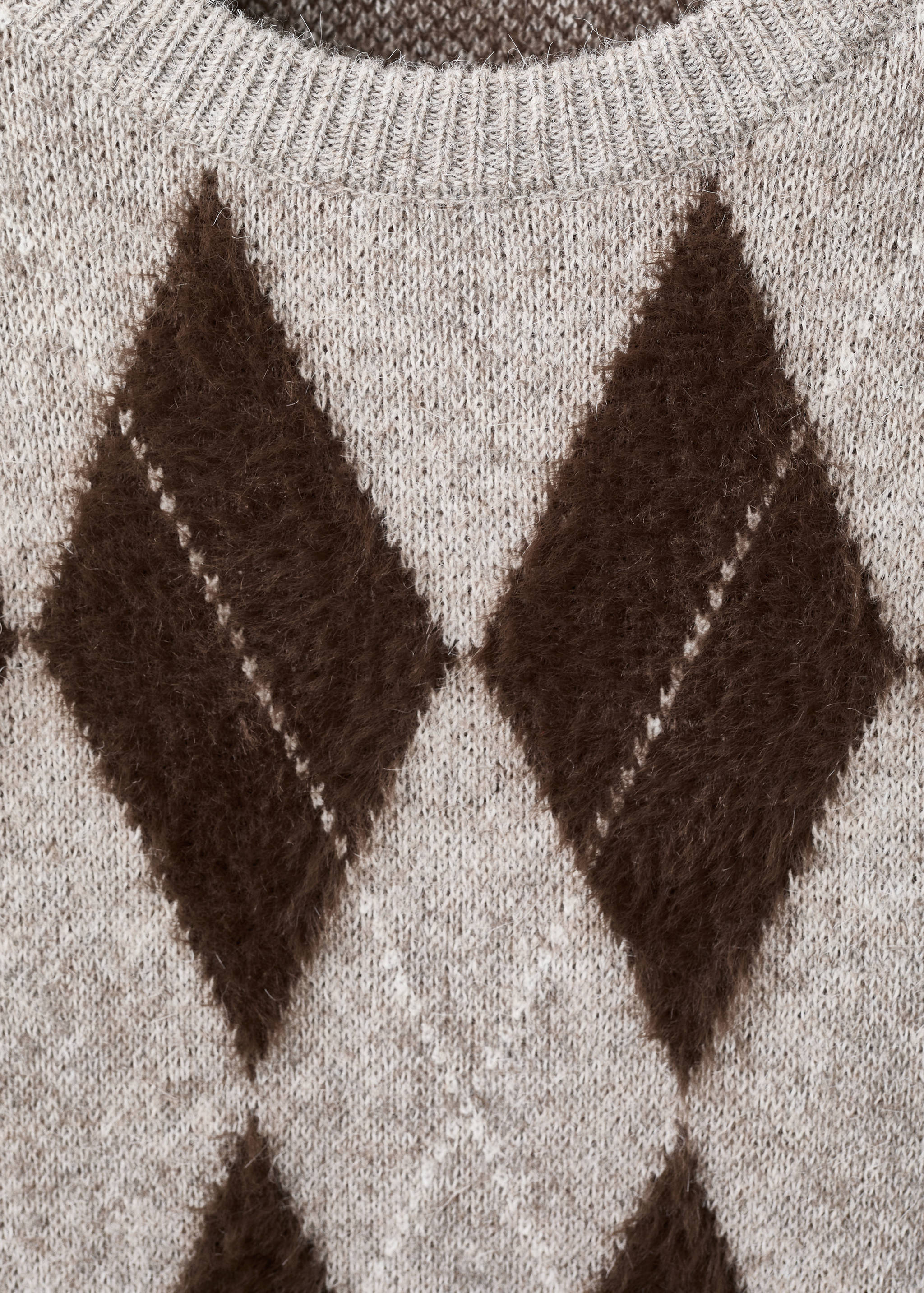 Argyle knit sweater - Details of the article 8