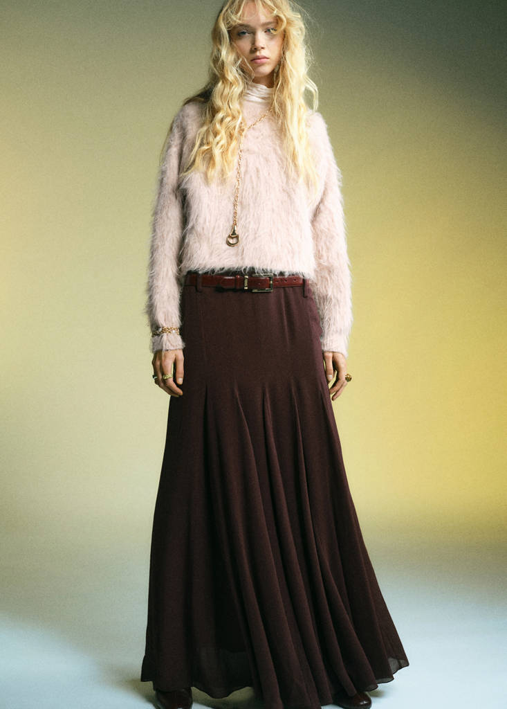 Faux-fur sweater — Light/Pastel Grey