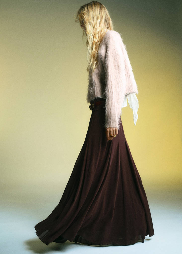Faux-fur sweater — Light/Pastel Grey