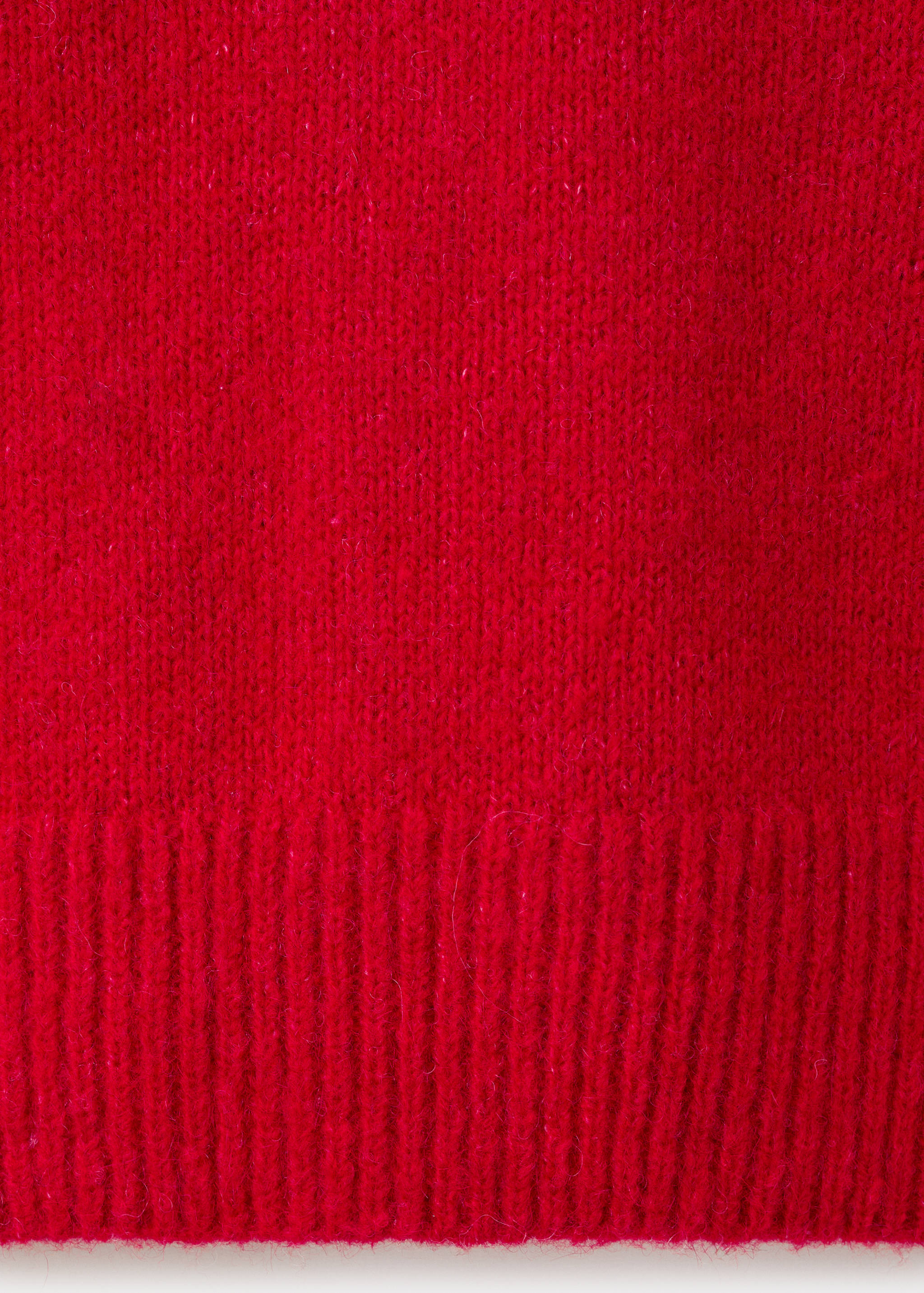 Πουλόβερ χοντρή πλέξη λαιμός V - Λεπτομέρεια του προϊόντος 0