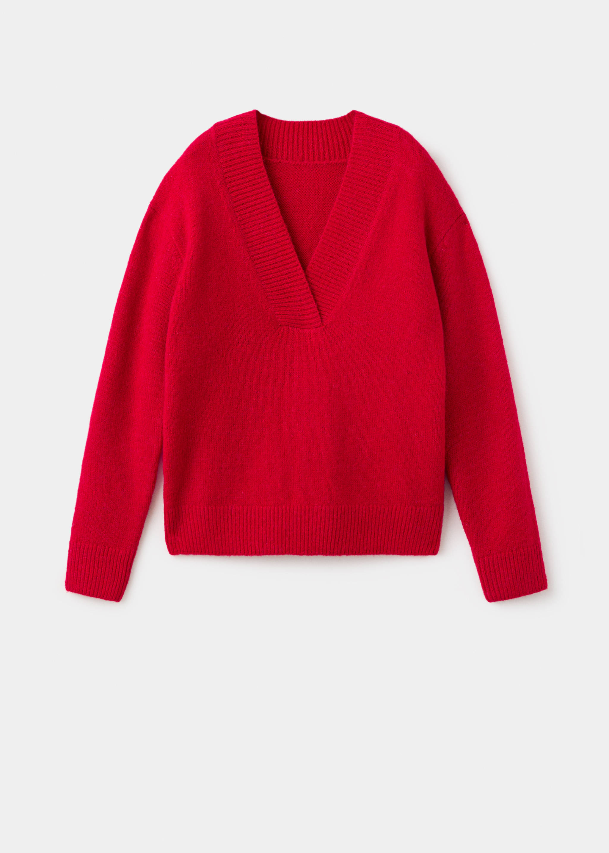 Chunky-knit V-neck sweater - Article without model