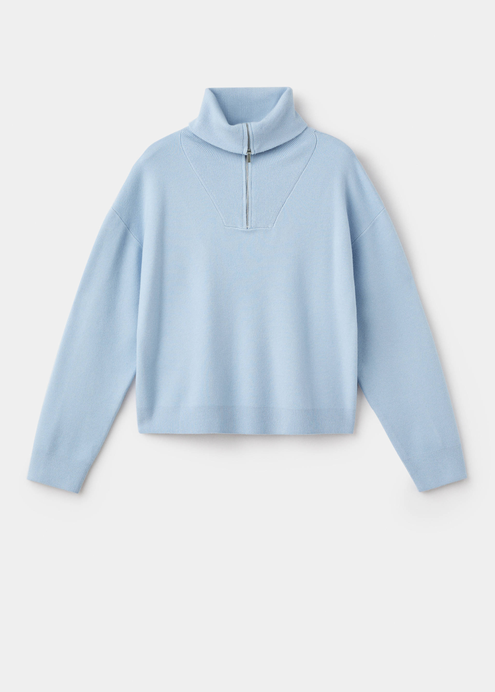 Pull col roulé zippé - Article sans modèle