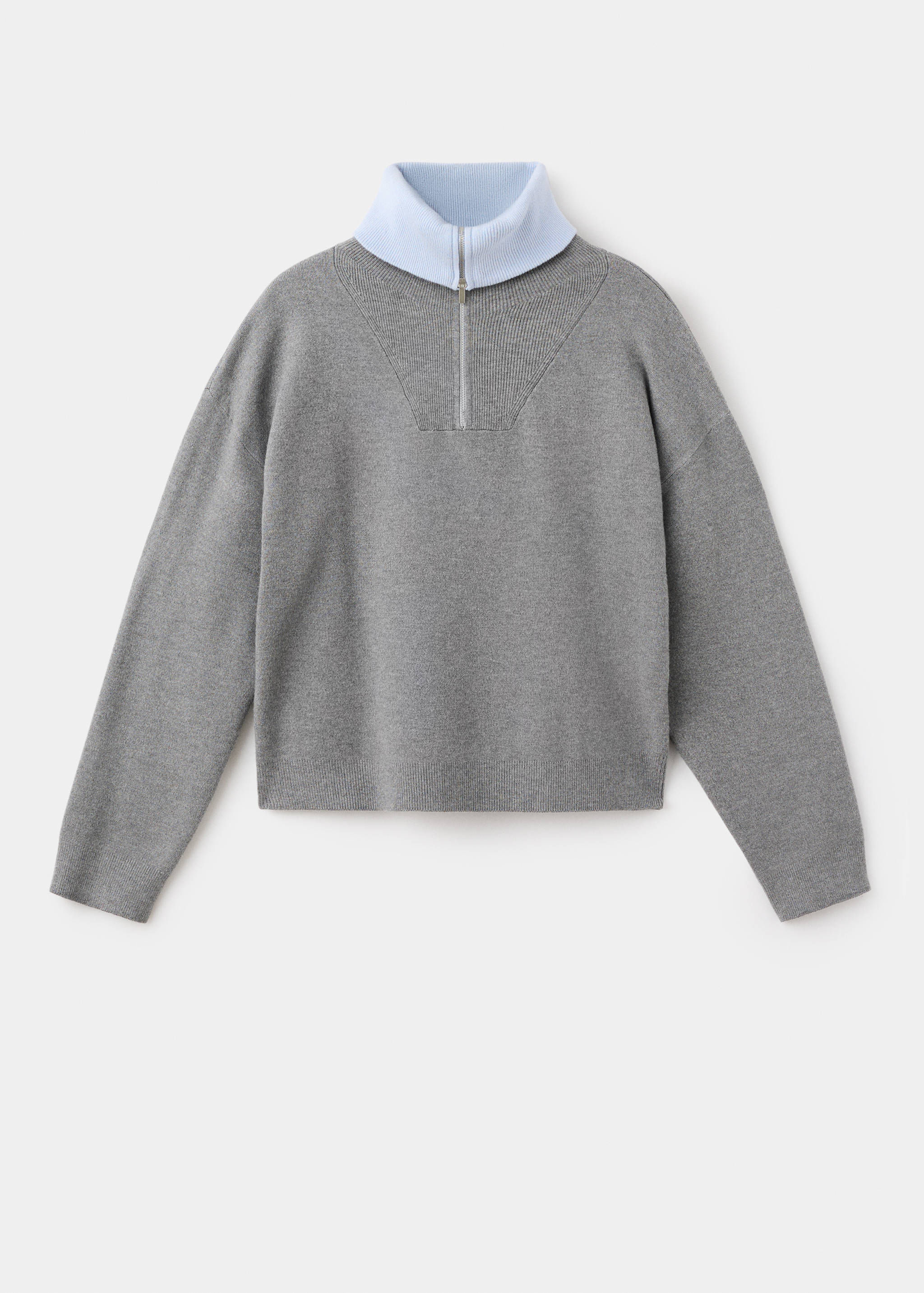 Turtleneck sweater with zip - Article without model