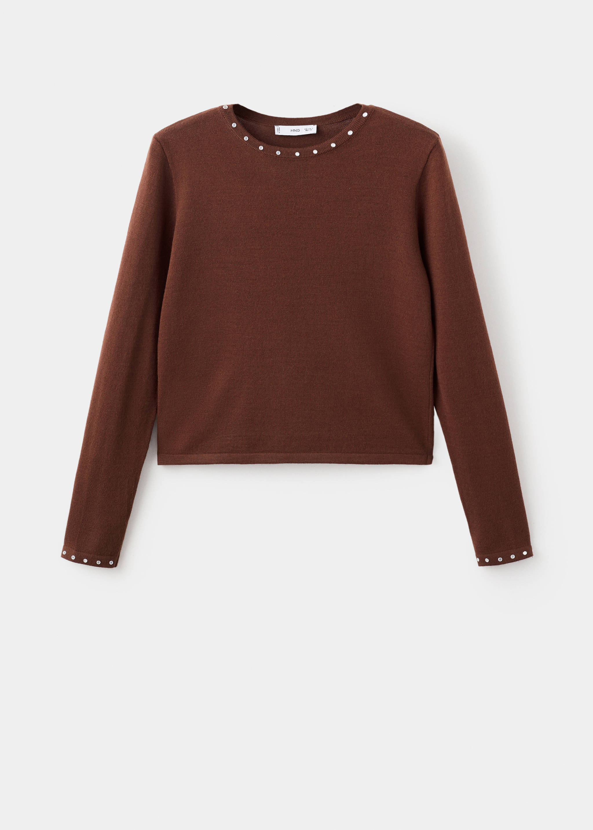 Studded knitted sweater - Article without model