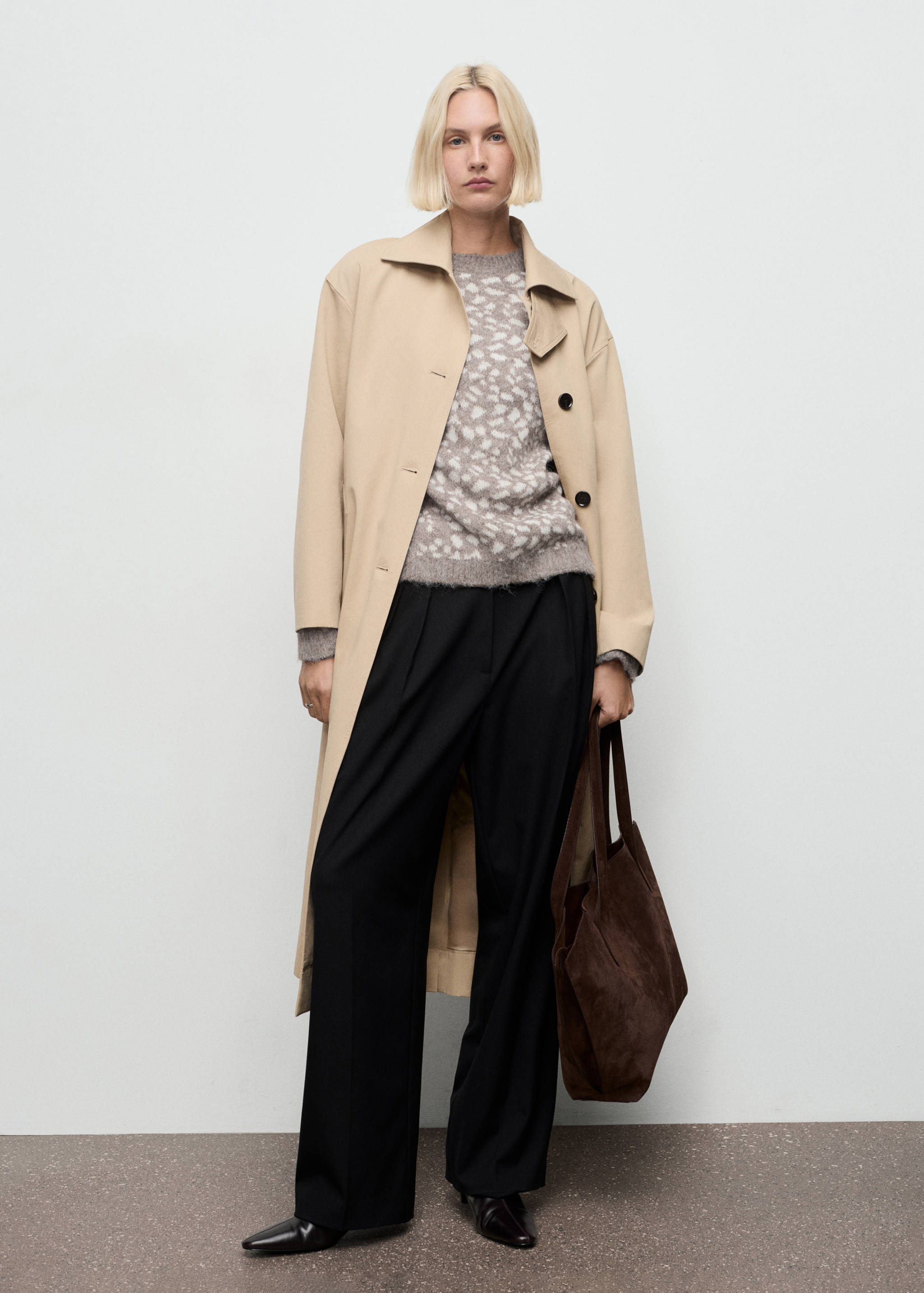 Animal print sweater - General plane