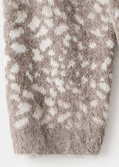 Animal print sweater — Beige 7