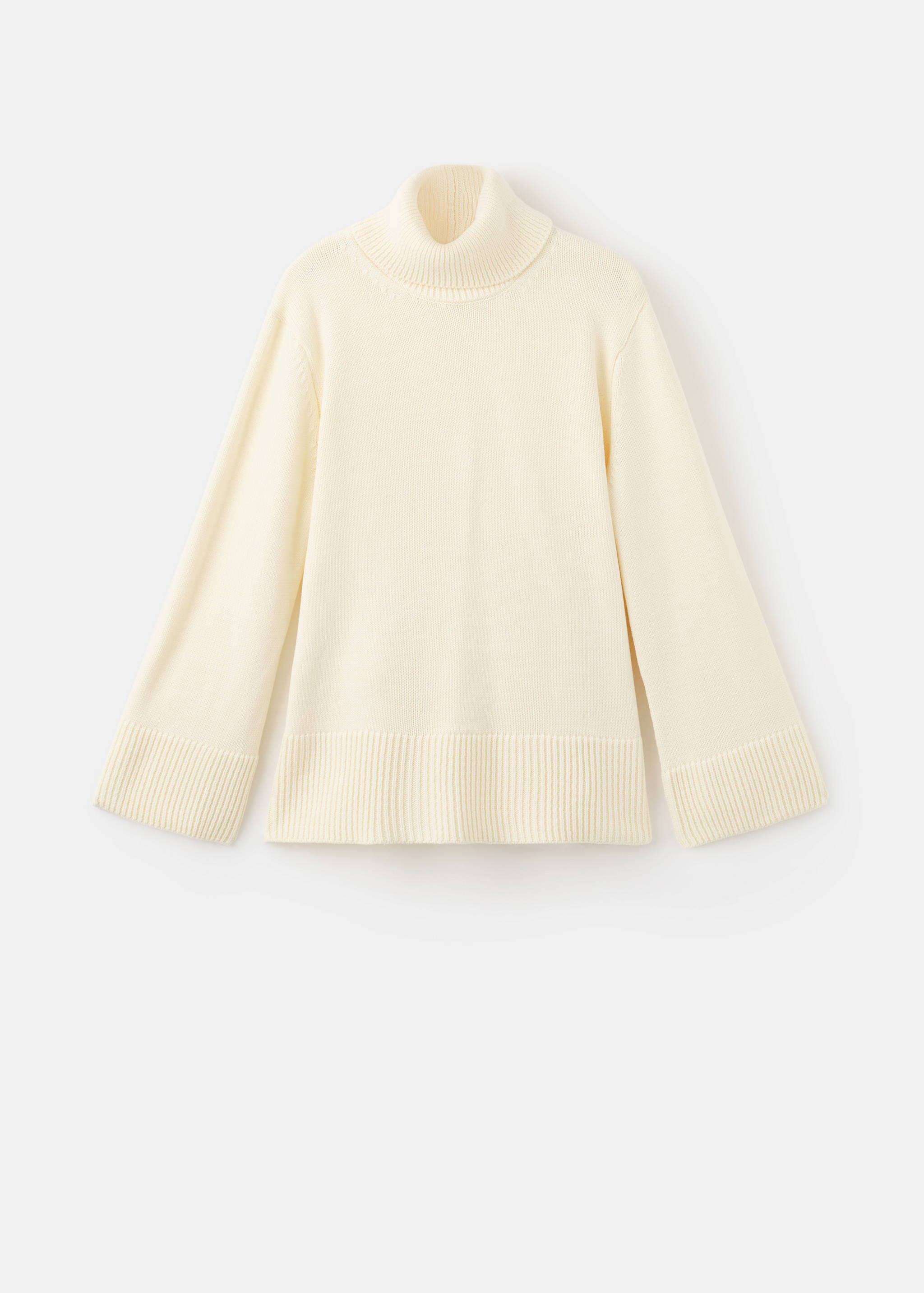Turtleneck sweater with slits - Article without model