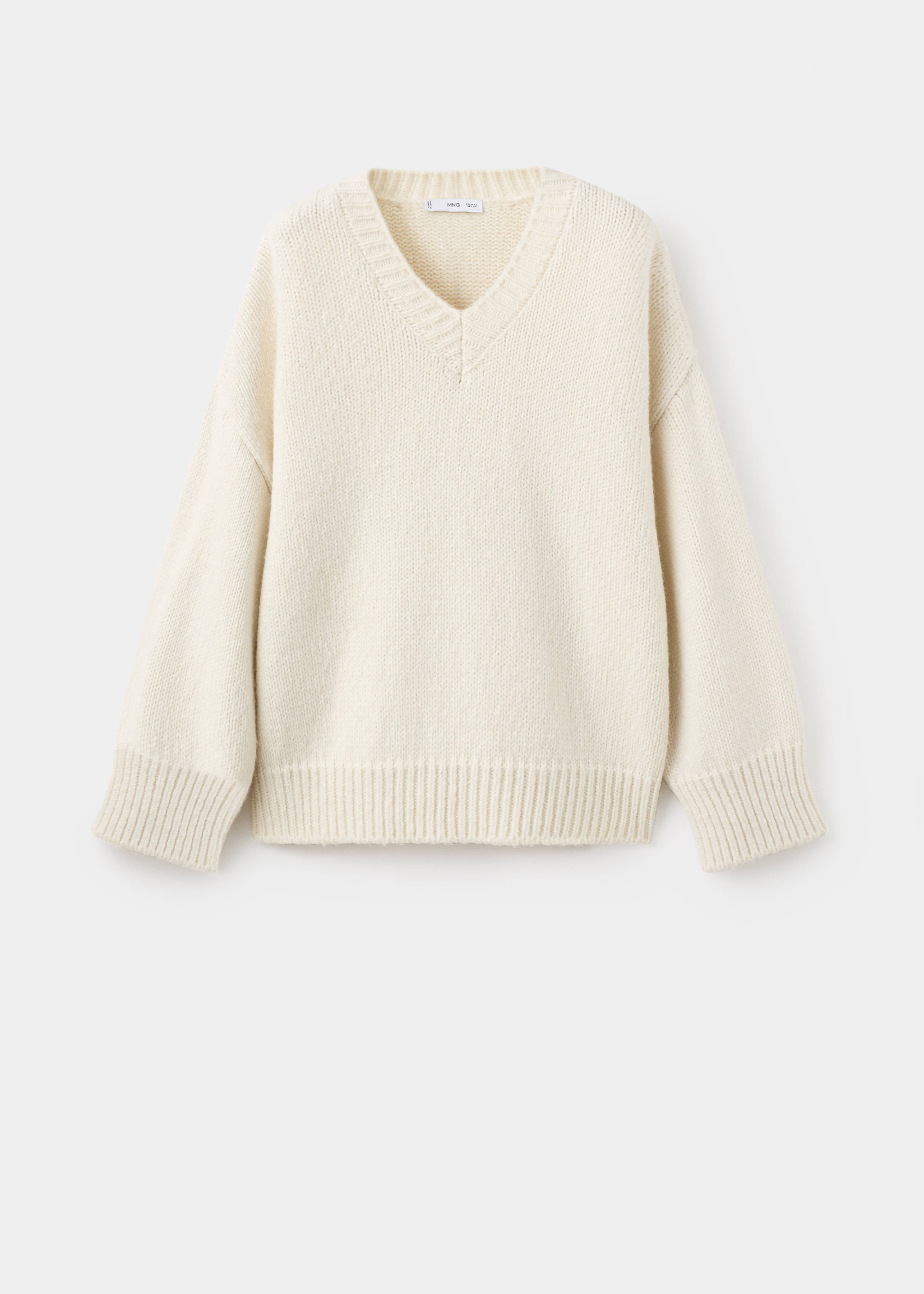 Pull-over laine col en V - Article sans modèle