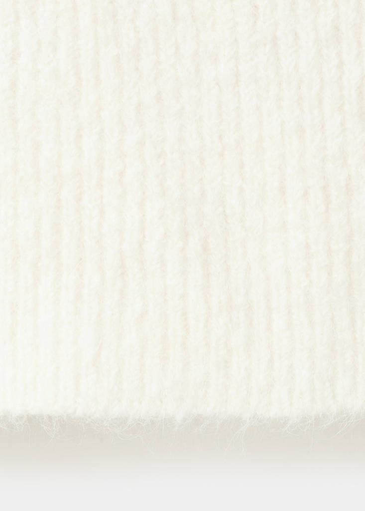 Knitted ribbed sweater — Off White