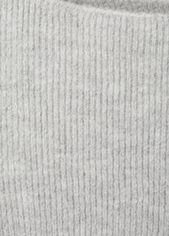 Knitted ribbed sweater — Grey 6