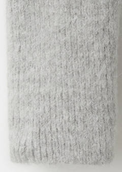 Knitted ribbed sweater — Grey 7