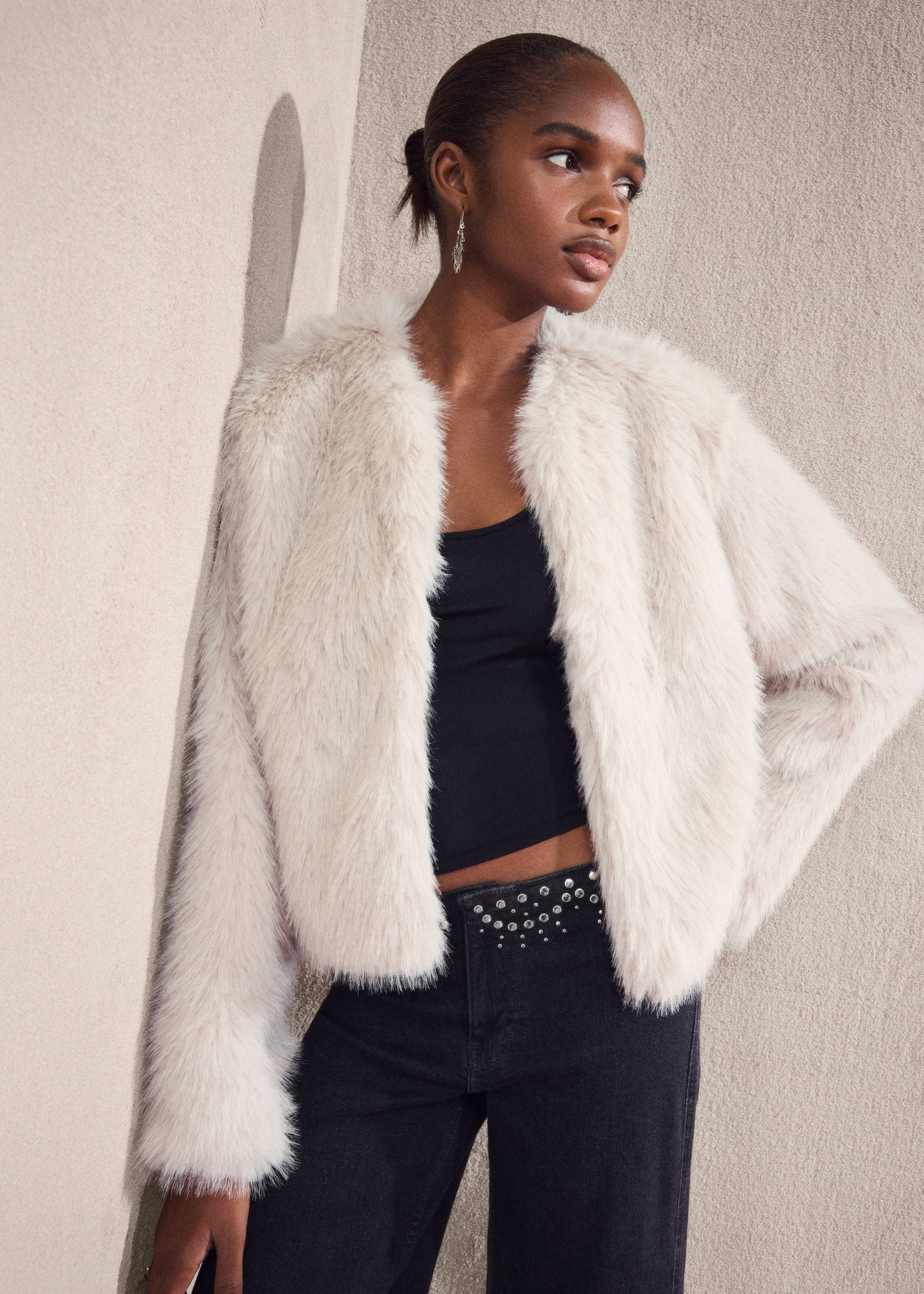 Fur-effect coat - Details of the article 6