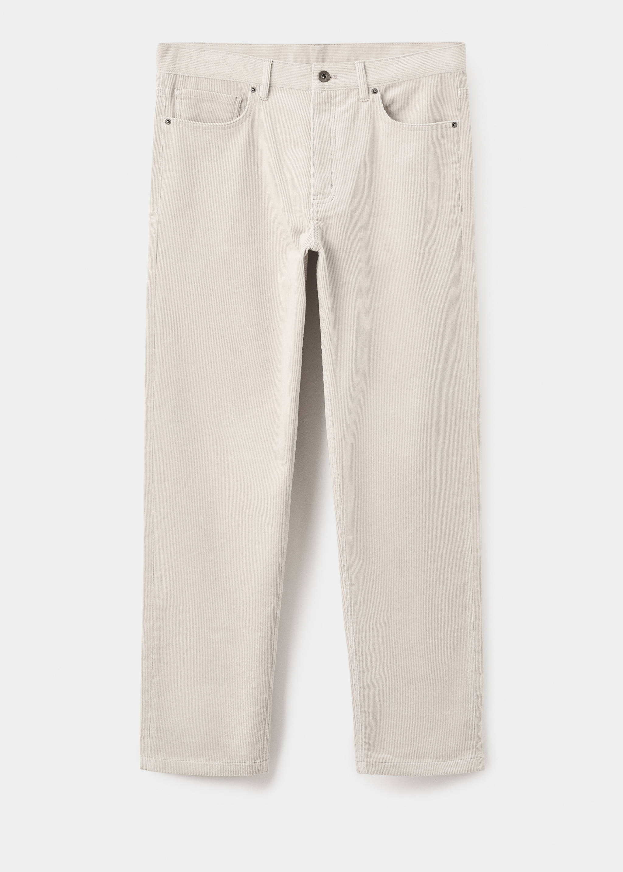 Corduroy regular-fit trousers - Article without model