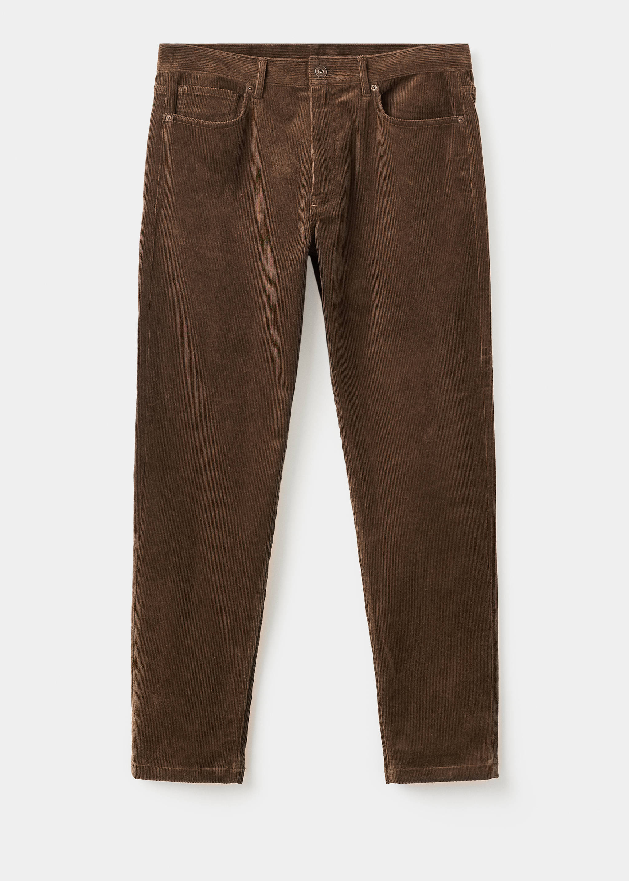 Corduroy regular-fit trousers - Article without model