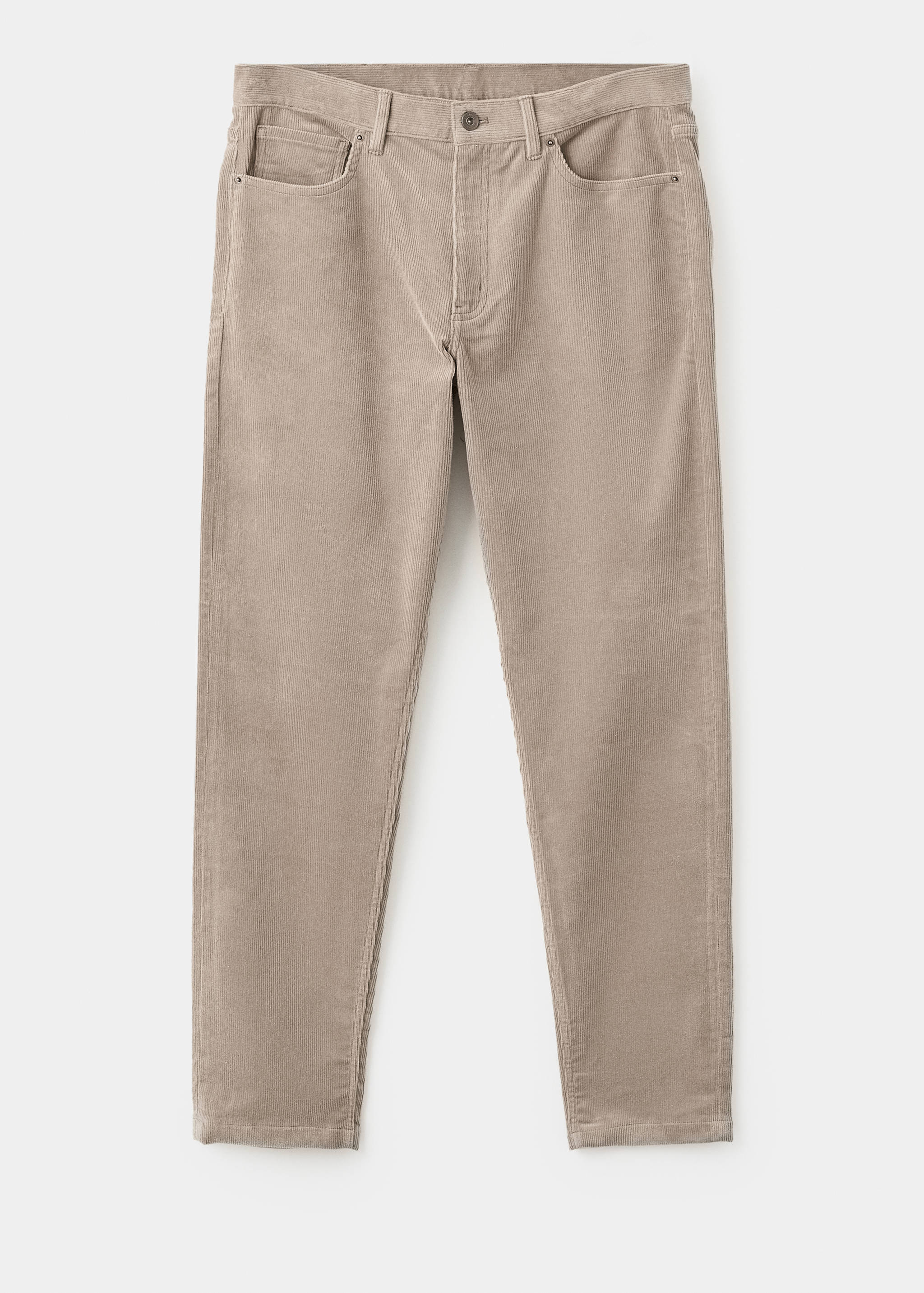 Corduroy regular-fit trousers - Article without model