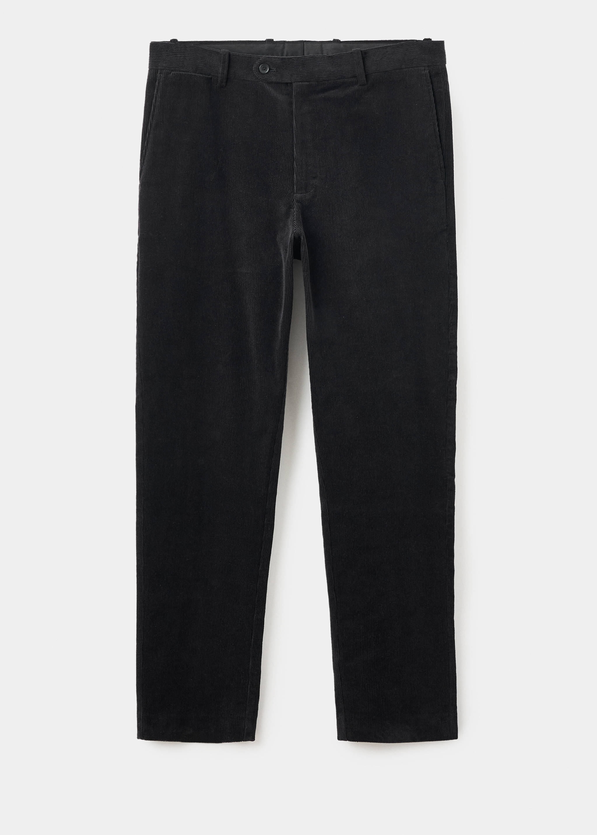 Regular fit corduroy cotton pants - Article without model