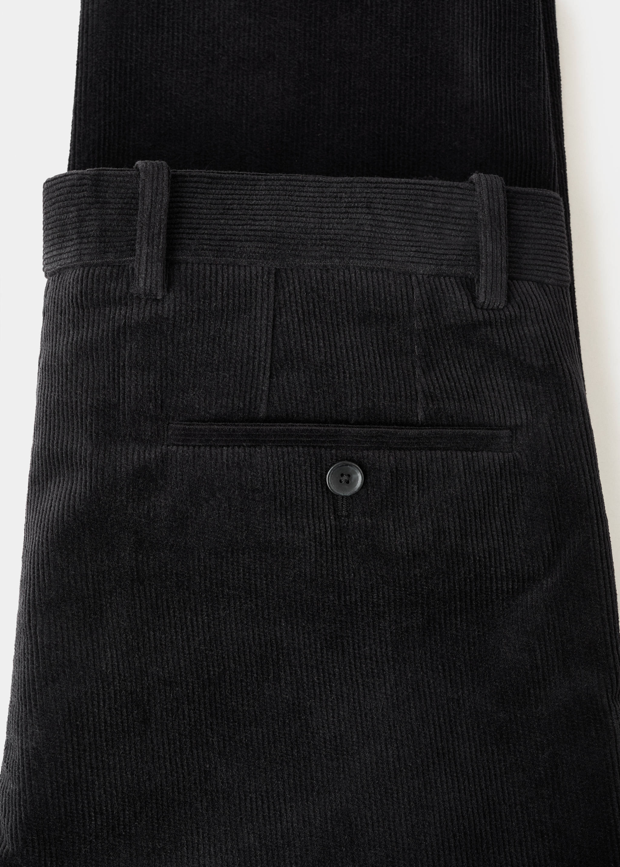 Regular fit corduroy cotton pants - Details of the article 8