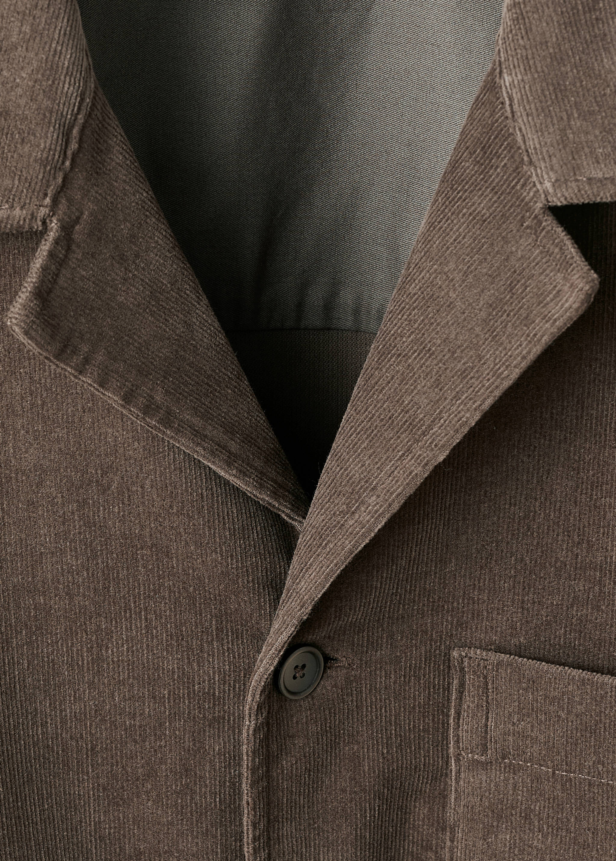 Surchemise coton velours côtelé poches - Détail de l'article 8