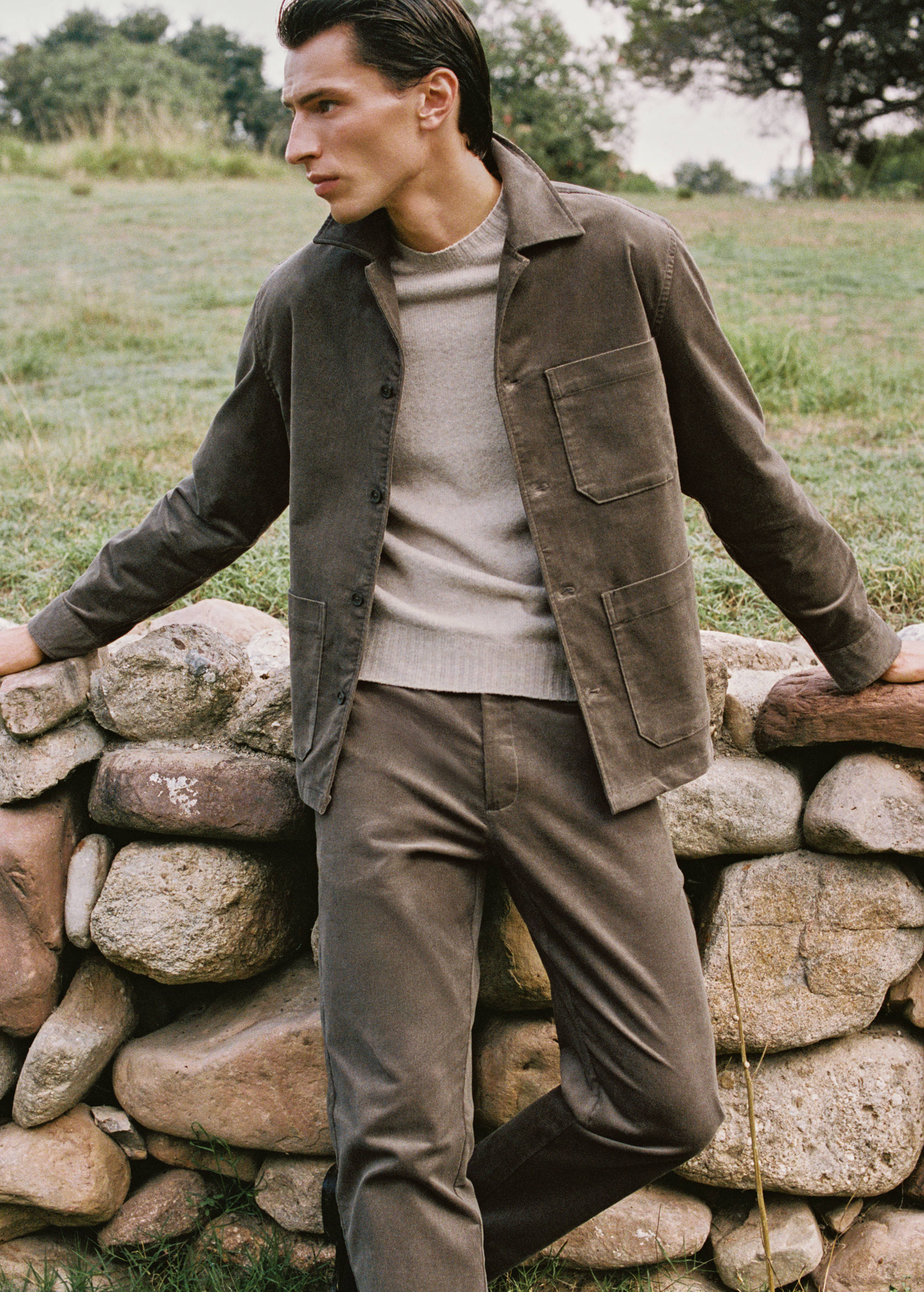 Surchemise coton velours côtelé poches - Détail de l'article 3