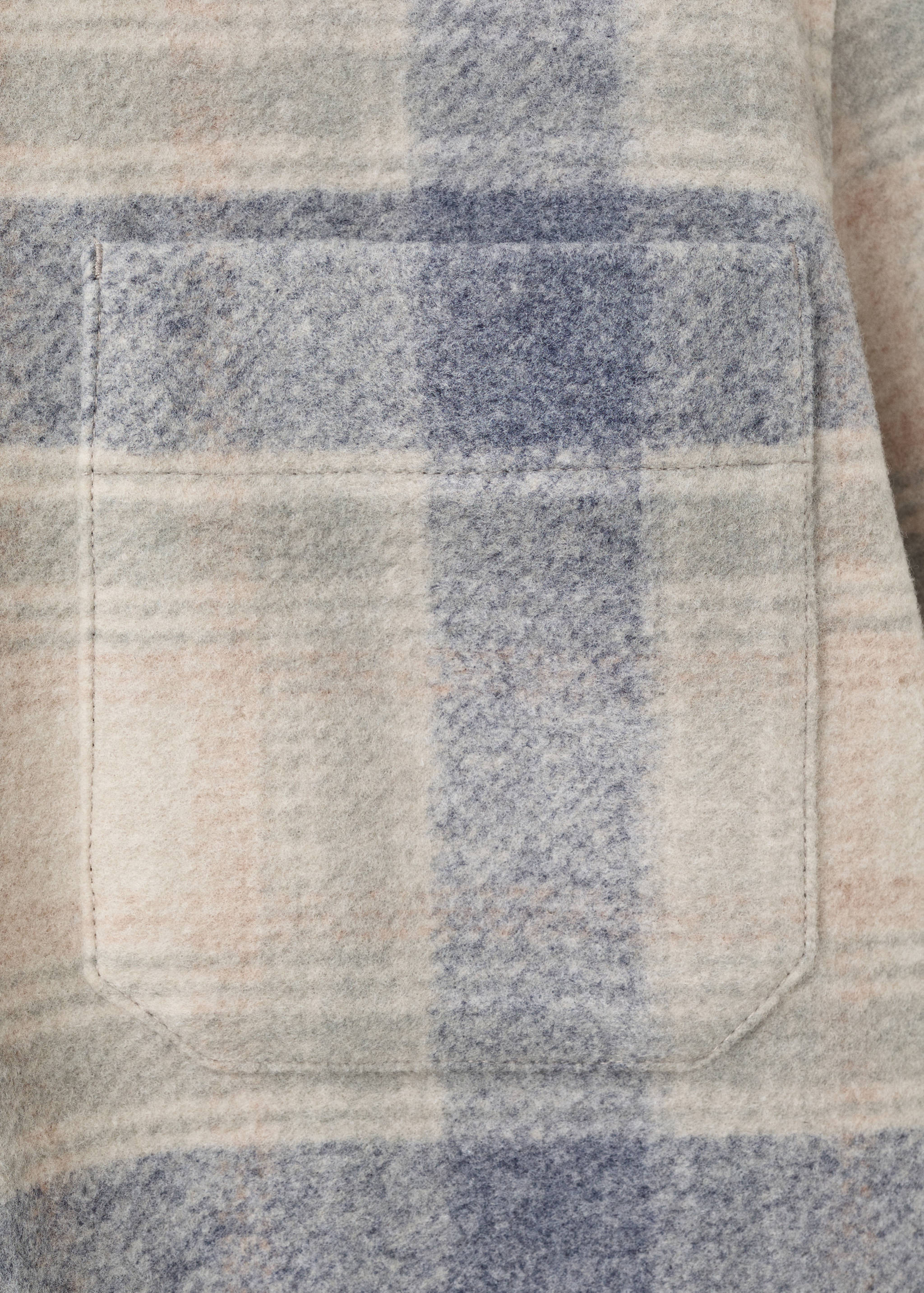 Check flannel overshirt - Details of the article 0