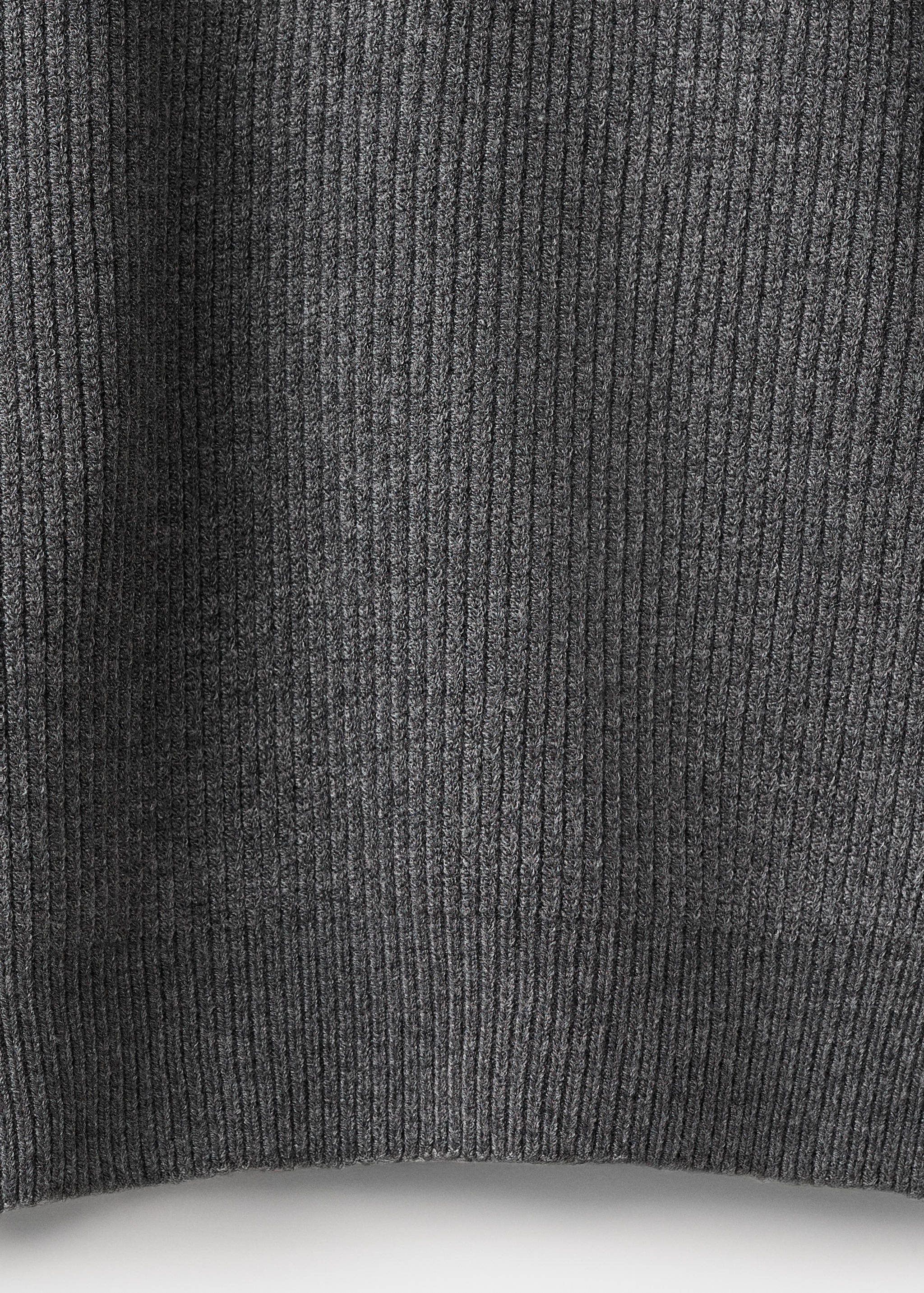 Knitted ribbed sweater - Details of the article 0