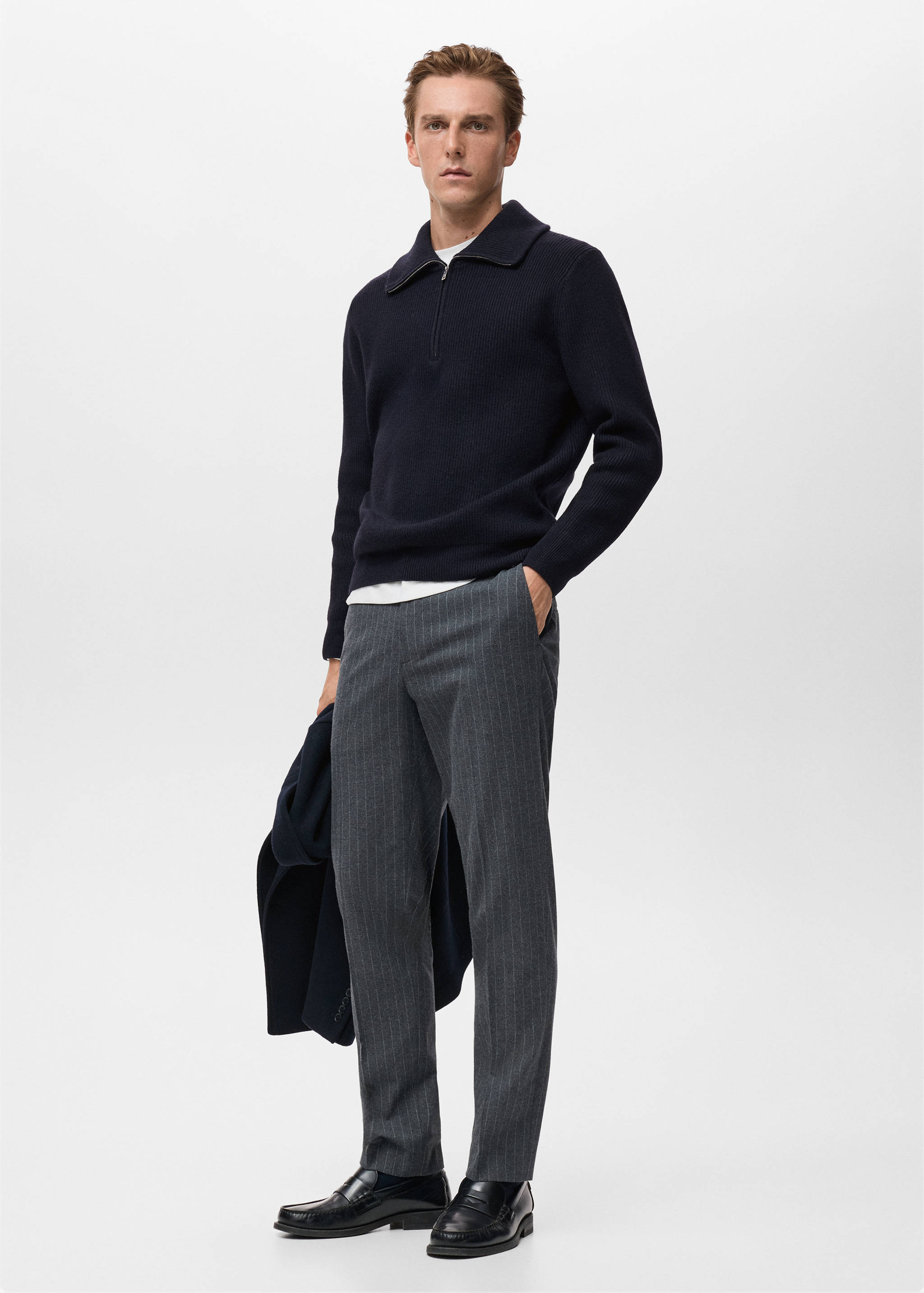 Jersey punto cuello cremallera - Detalle del artículo 2